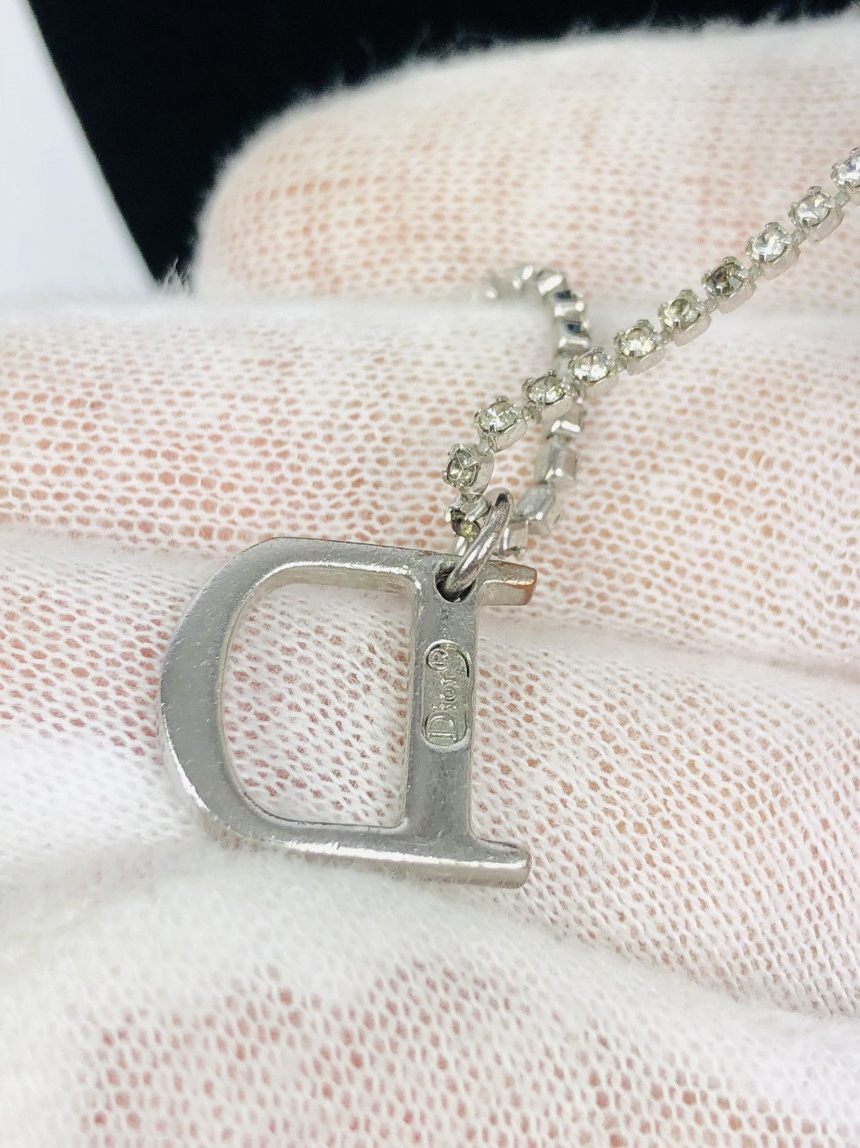 Dior Dior encrusted D bracelet Size ONE SIZE - 2 Thumbnail