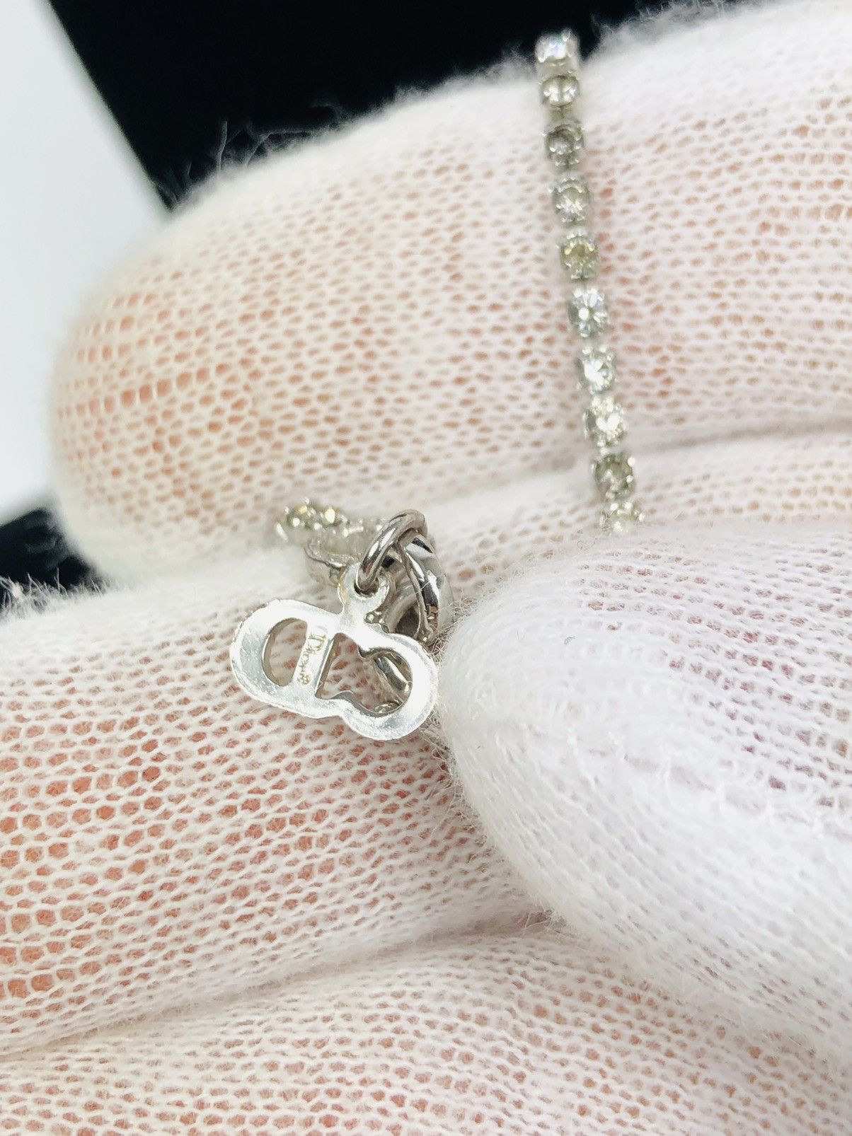 Dior Dior encrusted D bracelet Size ONE SIZE - 5 Thumbnail