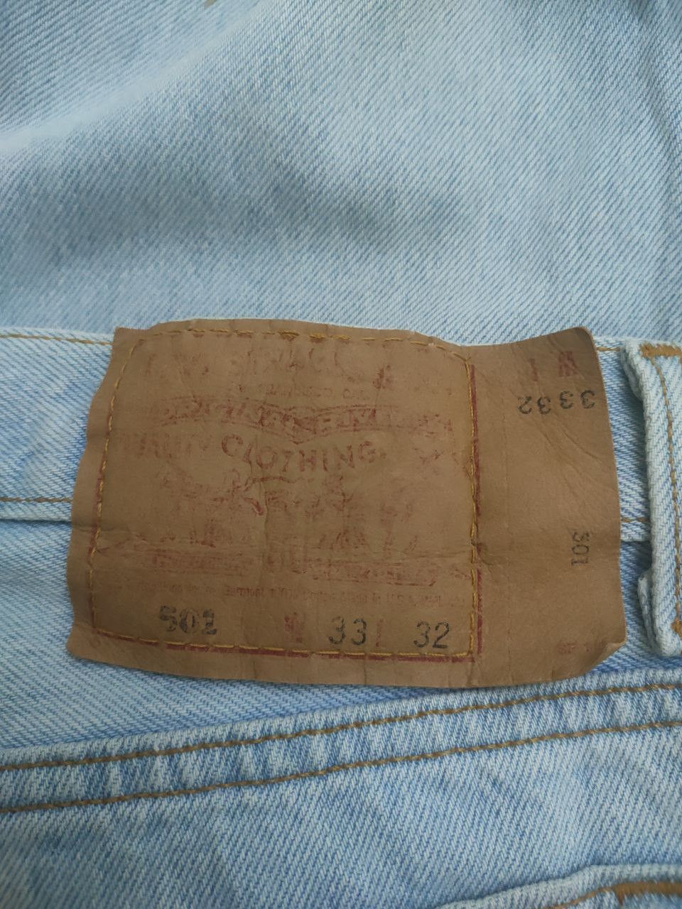 Levi's 90s Vintage Levis 501 Lightwash Denim 33x32 Size US 32 / EU 48 - 6 Thumbnail