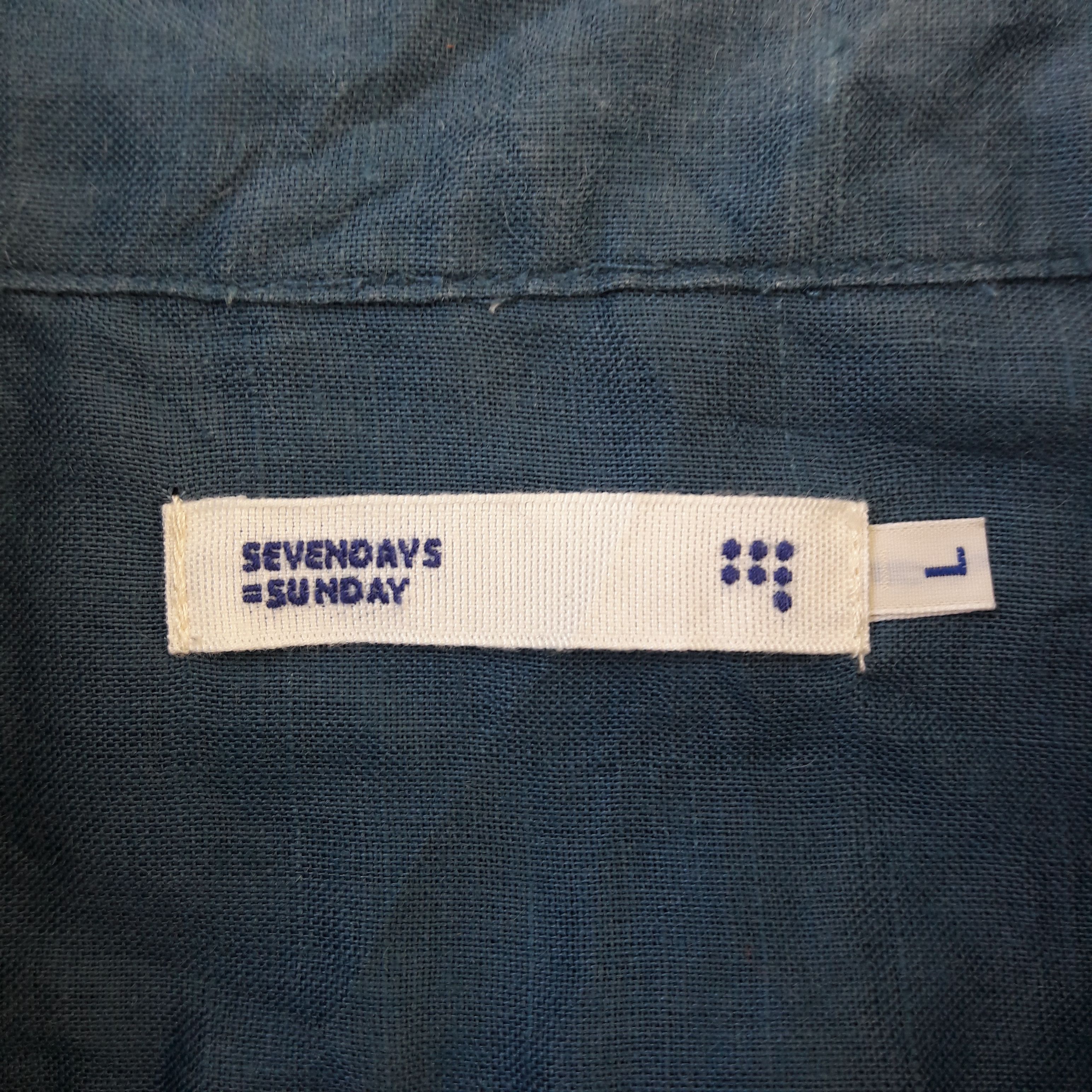 Japanese Brand 🔥Japanese brand sevendays sunday plain linen shirt Size US L / EU 52-54 / 3 - 3 Thumbnail