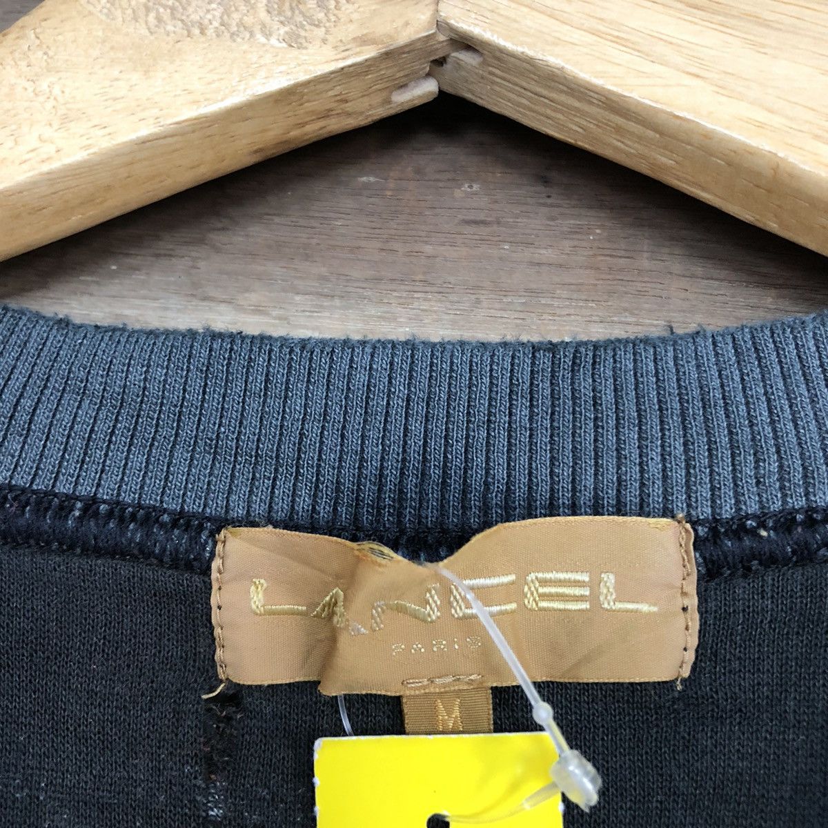 Lancel Lancel Black alphabet sweatshirt distressed knitwear #3951 Size US M / EU 48-50 / 2 - 10 Thumbnail