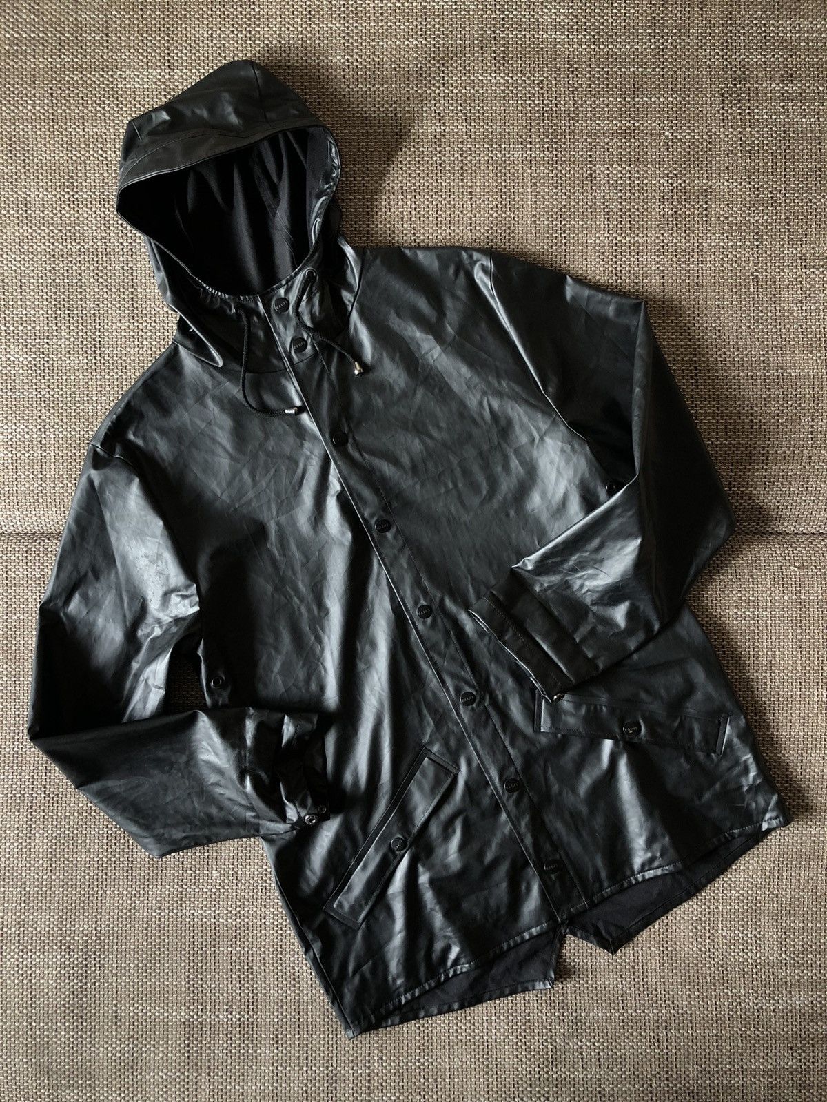 Rains × Vintage Rains Drip, drip, drip Raincoat Jacket Vintage Size US S / EU 44-46 / 1 - 1 Thumbnail