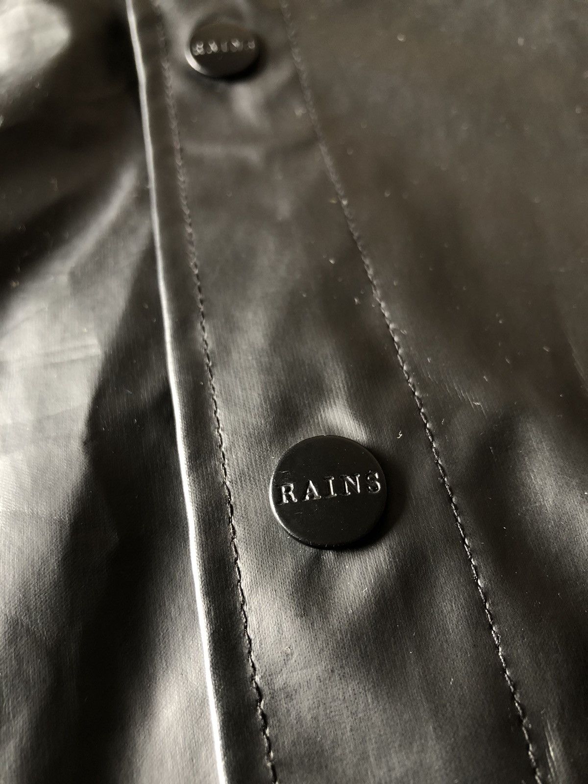 Rains × Vintage Rains Drip, drip, drip Raincoat Jacket Vintage Size US S / EU 44-46 / 1 - 4 Thumbnail