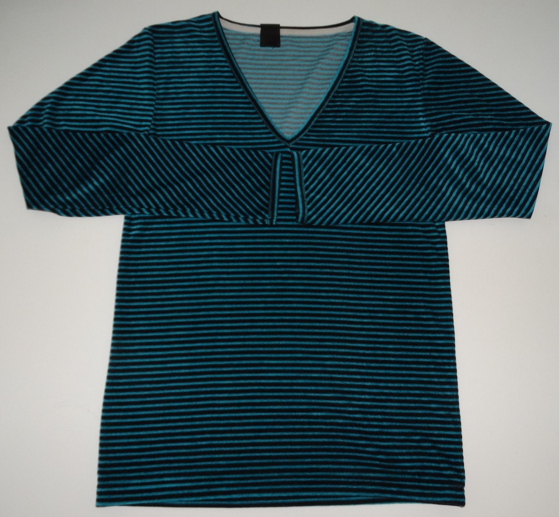 Japanese Brand × N.Hoolywood × Velour B18 N Hoolywood Velour stripes striped S/M large neck Size US M / EU 48-50 / 2 - 2 Thumbnail