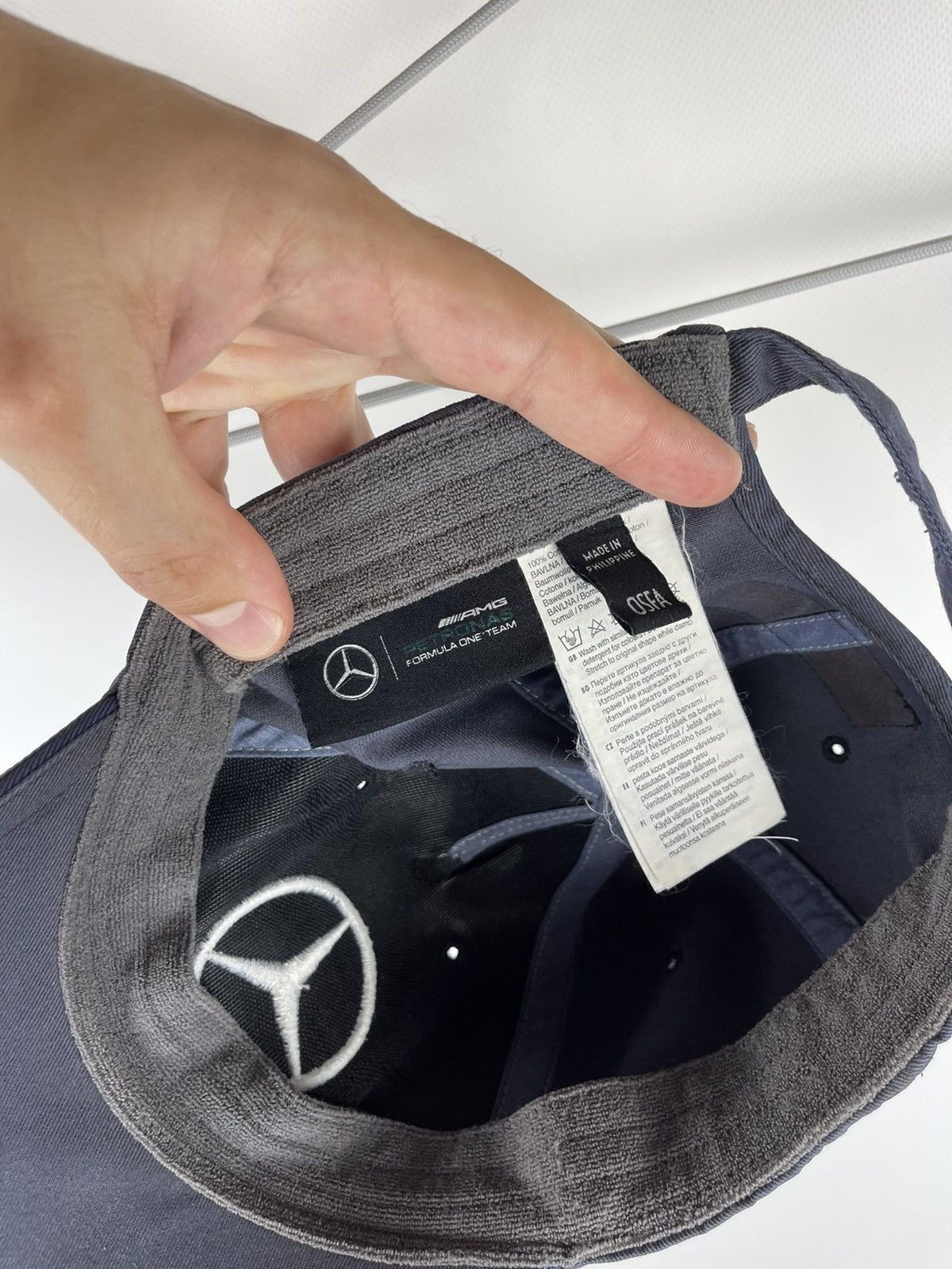 Formula 1 Mercedes Benz AMG Petronas formula one team faded cap 🧢 Size ONE SIZE - 7 Thumbnail