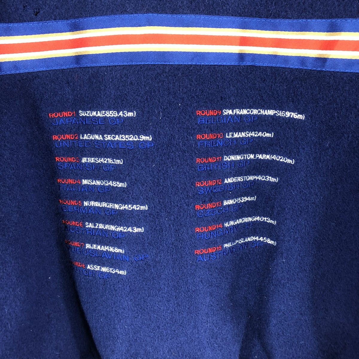 Honda VINTAGE HONDA ROTHMANS RACING VARSITY LEATHER JACKET Size US L / EU 52-54 / 3 - 10 Thumbnail