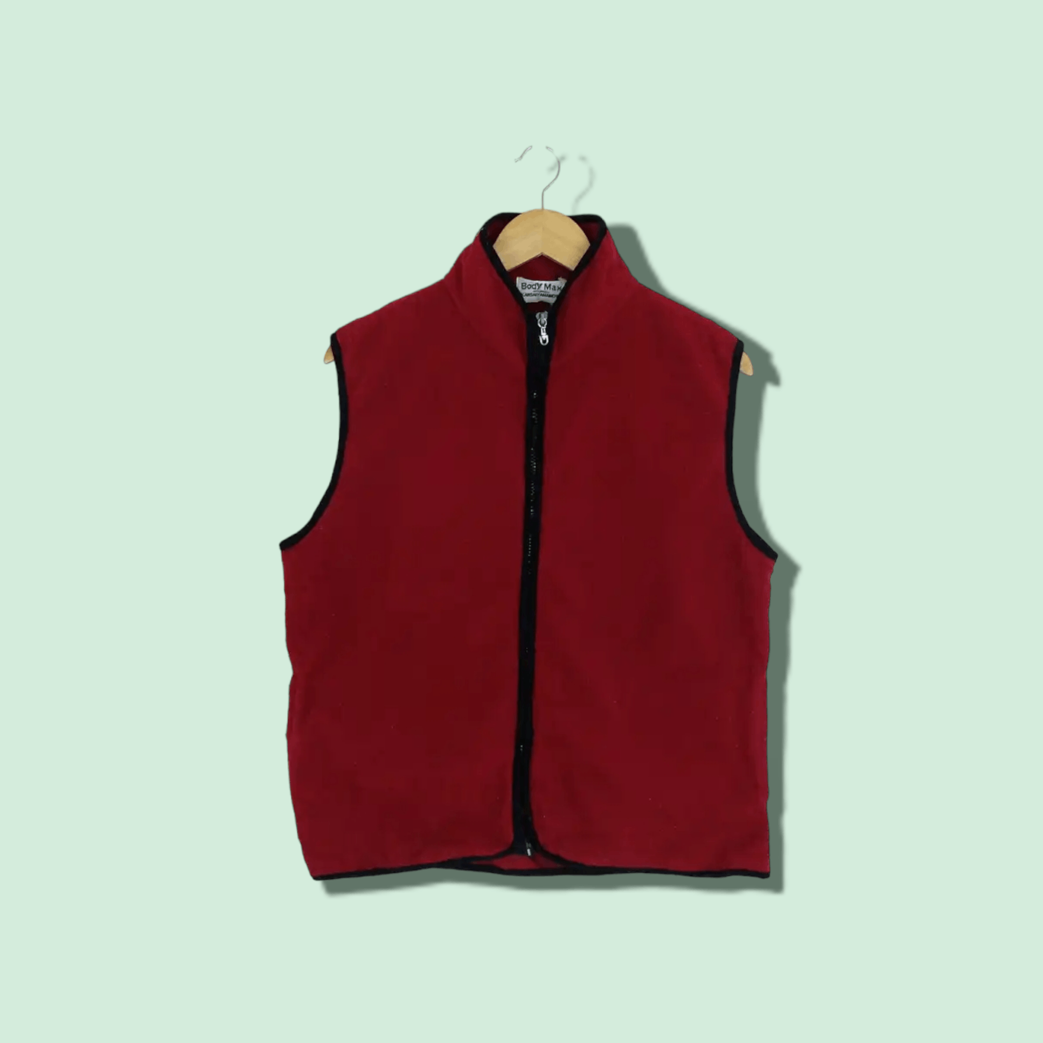 Kansai Yamamoto Vintage 90's BODY MAX By Kansai Yamamoto Fleece Vest Jacket Size US L / EU 52-54 / 3 - 1 Thumbnail
