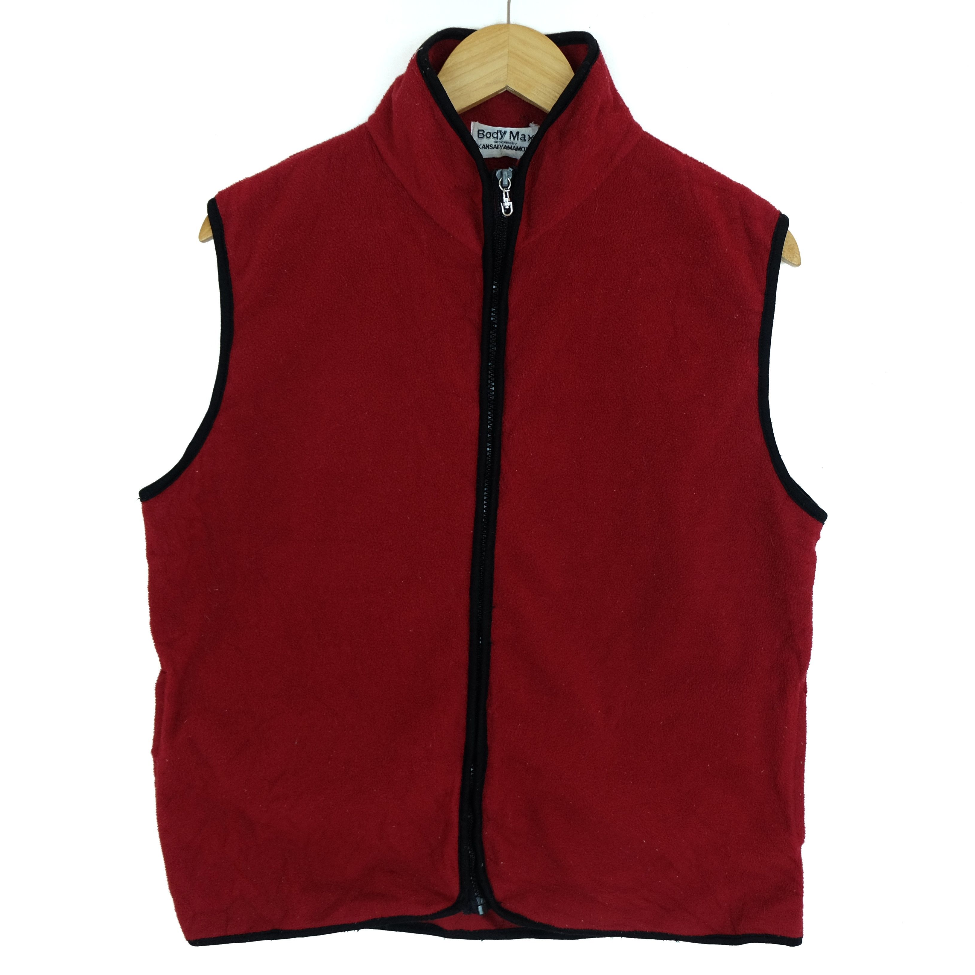 Kansai Yamamoto Vintage 90's BODY MAX By Kansai Yamamoto Fleece Vest Jacket Size US L / EU 52-54 / 3 - 2 Thumbnail