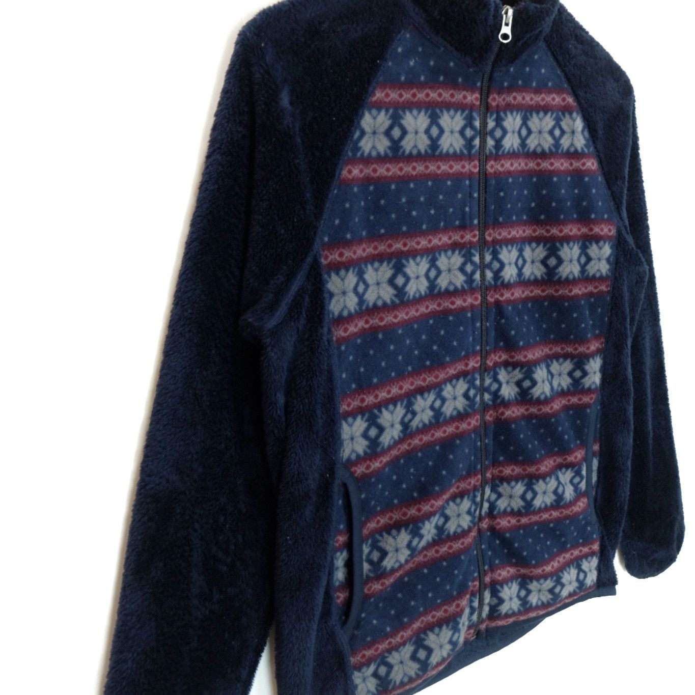 Uniqlo UNIQLO Floral Nice Design Fluffy Fleece Jacket Size US S / EU 44-46 / 1 - 5 Thumbnail