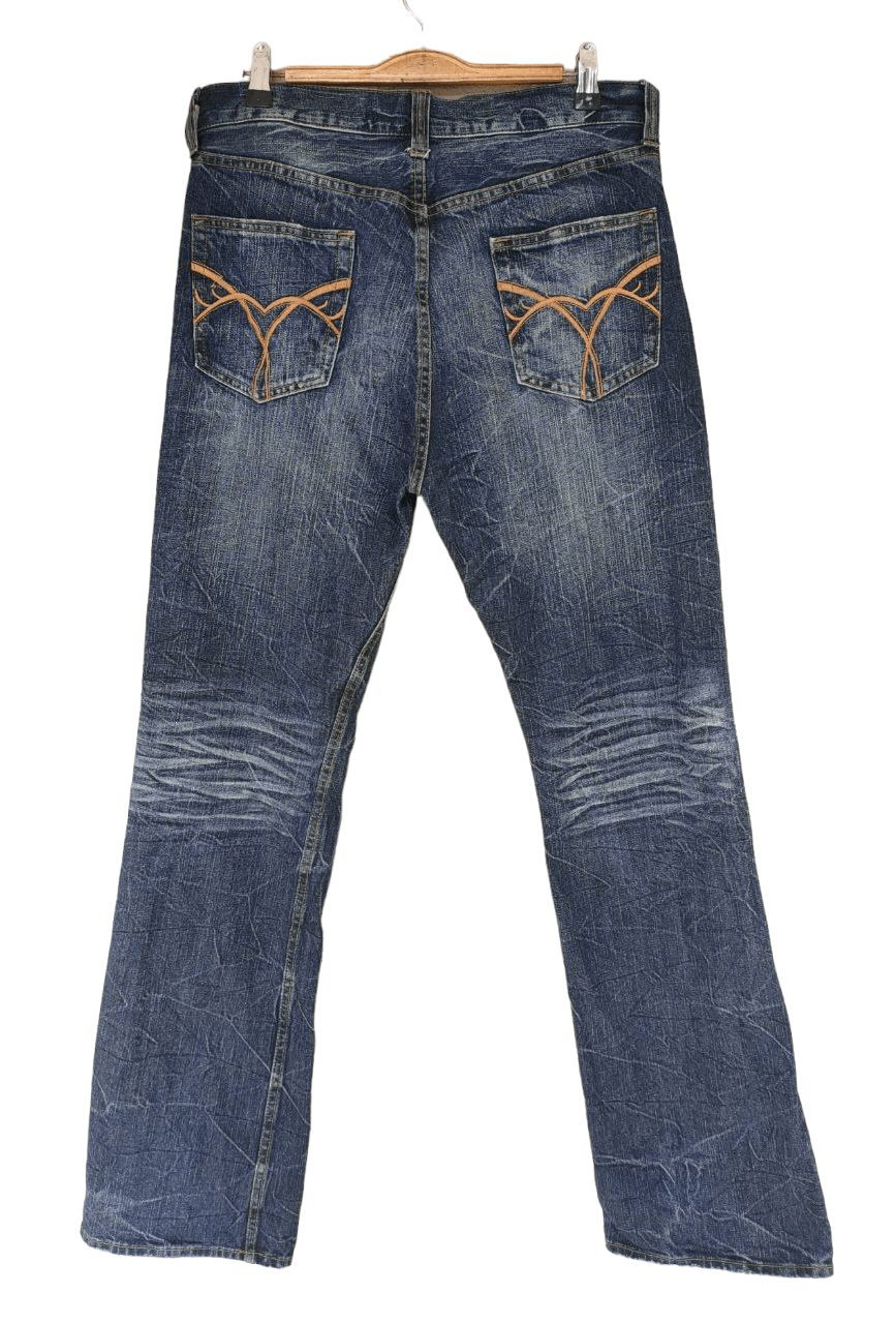 Beauty Beast ❎ Japanese Distressed Denim Size US 32 / EU 48 - 2 Thumbnail