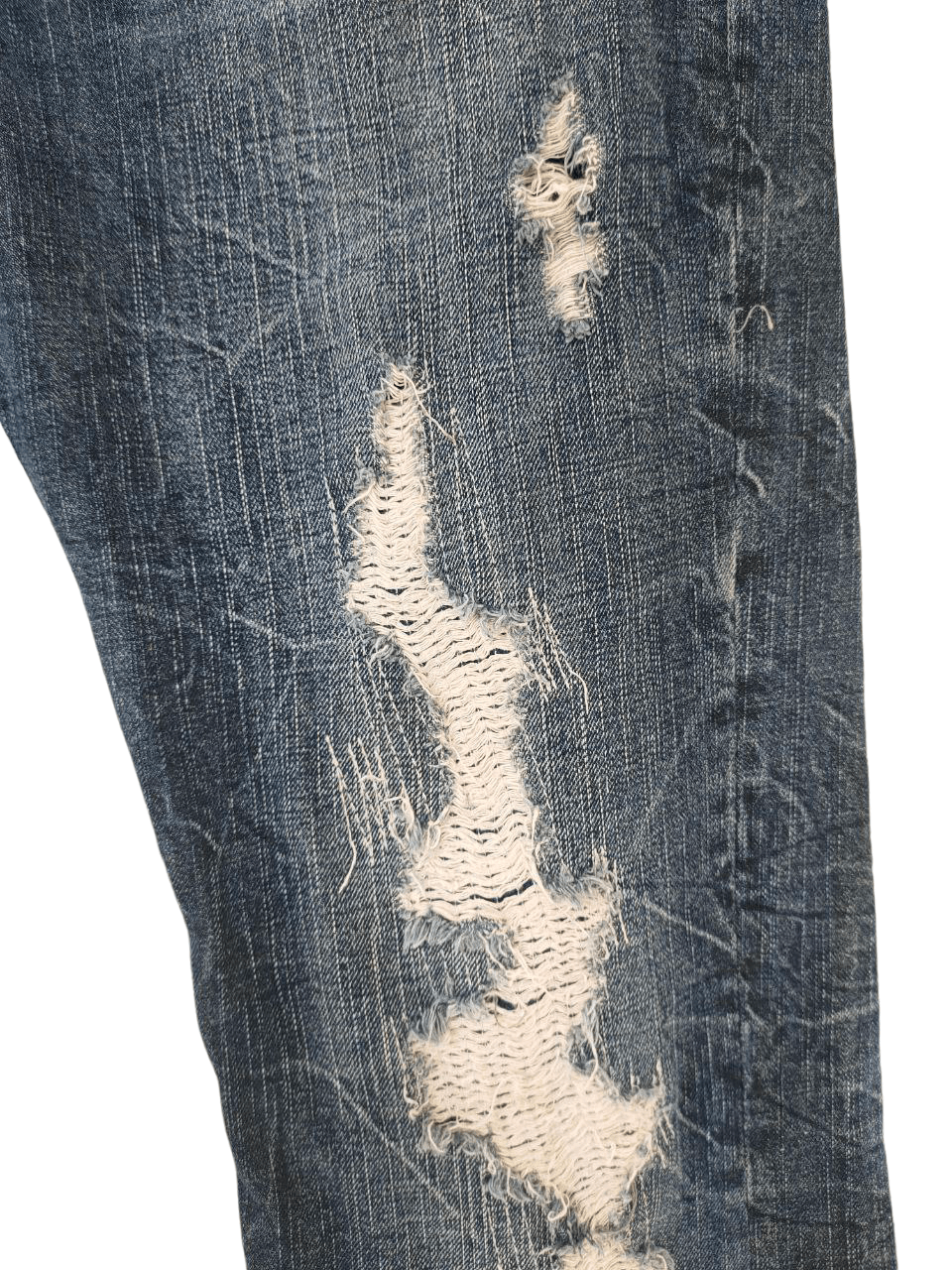 Beauty Beast ❎ Japanese Distressed Denim Size US 32 / EU 48 - 4 Thumbnail