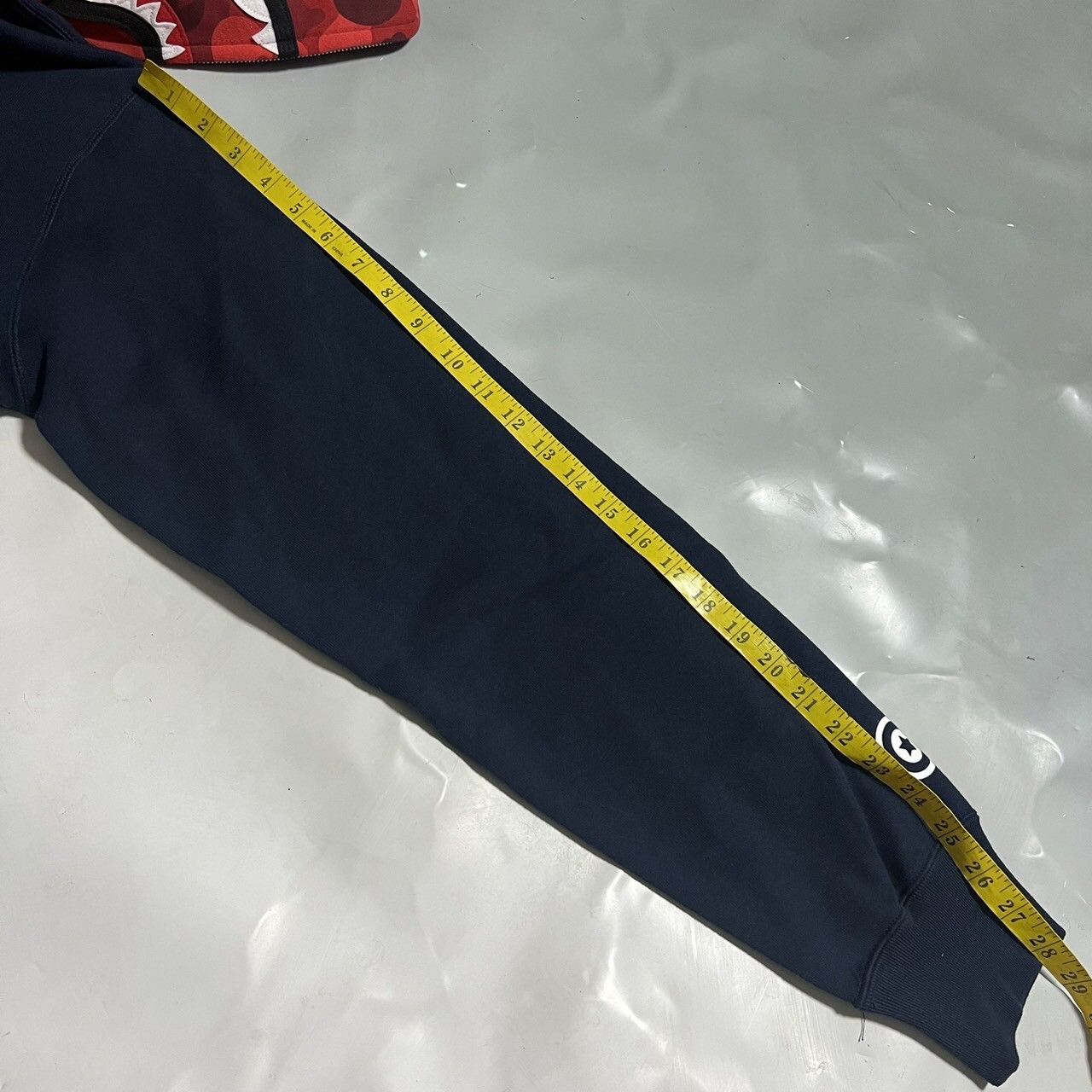 Bape BAPE shark full zip hoodie Navy Red camo Size US XXL / EU 58 / 5 - 8 Thumbnail