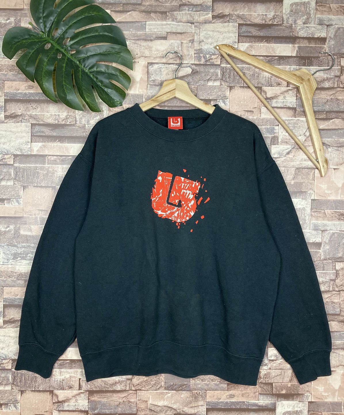 Burton Burton Big Logo Sweatshirt #33-2 Size US L / EU 52-54 / 3 - 1 Thumbnail