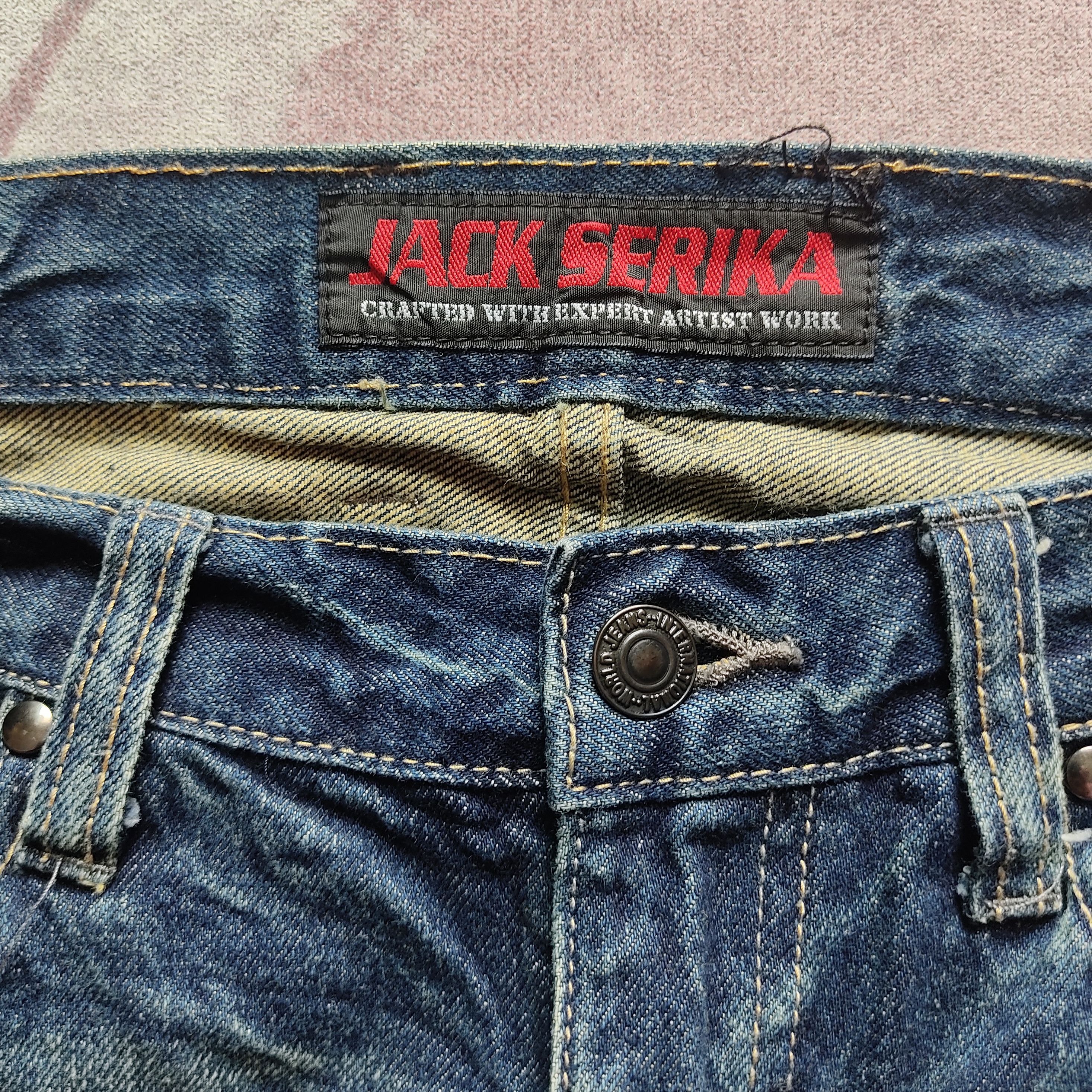 Beauty Beast 🎌 JACK SERIKA Distressed Denim Flare Jeans Size US 32 / EU 48 - 10 Thumbnail