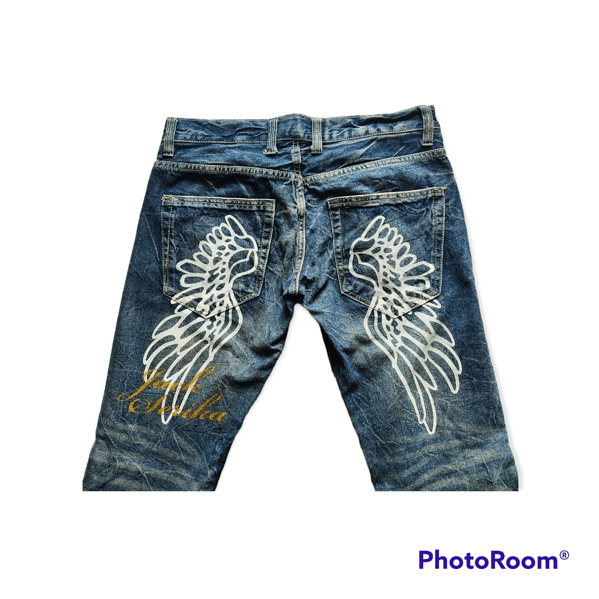Beauty Beast 🎌 JACK SERIKA Distressed Denim Flare Jeans Size US 32 / EU 48 - 4 Thumbnail