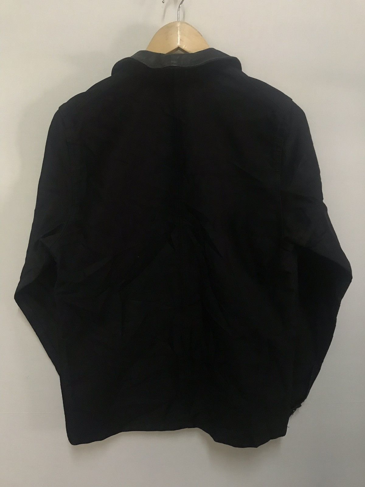 0044 Paris Tailored shirt with leather collar made in france Size US M / EU 48-50 / 2 - 5 Thumbnail