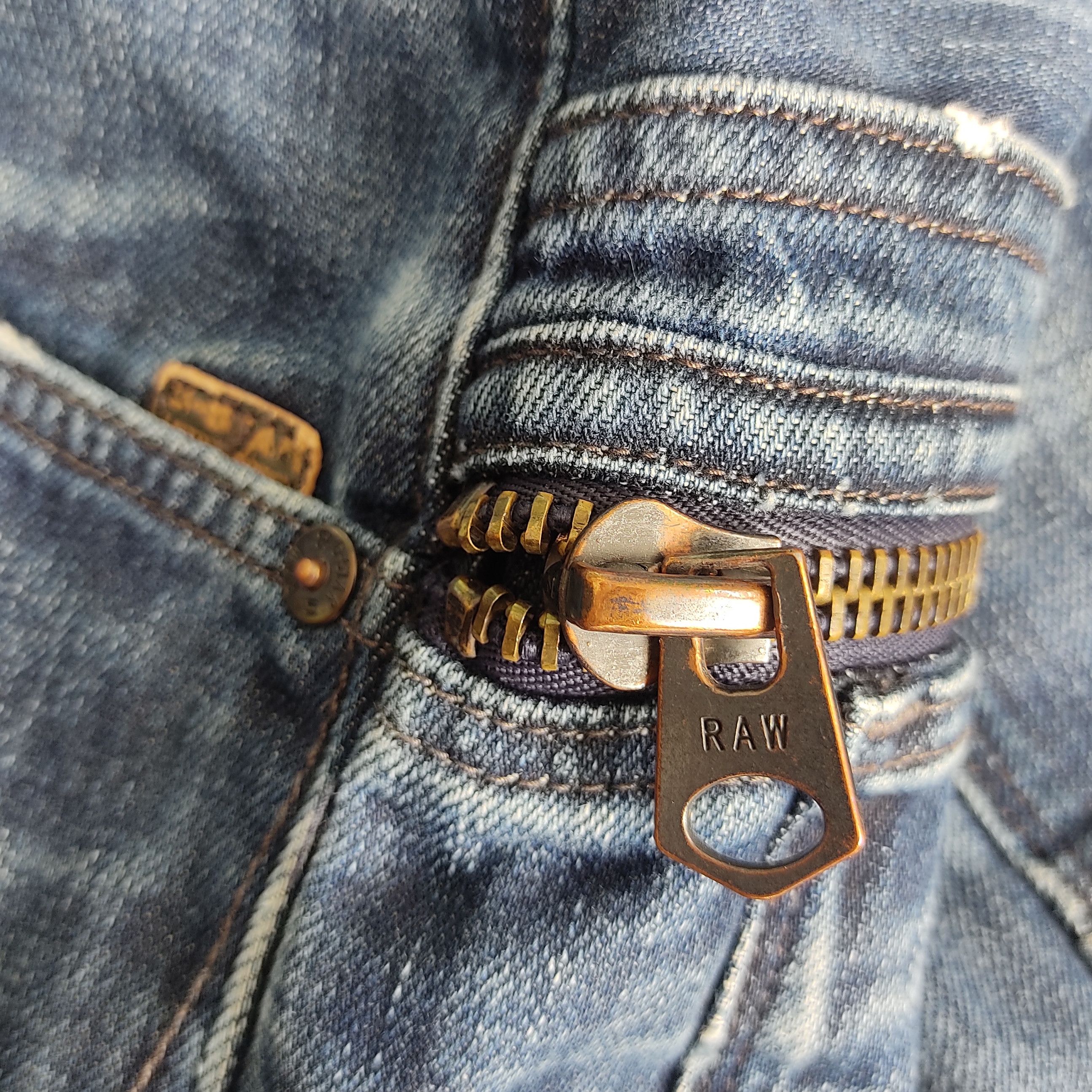 G-Star G Star Raw Arc Zip 3D Slim Curved Jeans Size US 32 / EU 48 - 8 Thumbnail