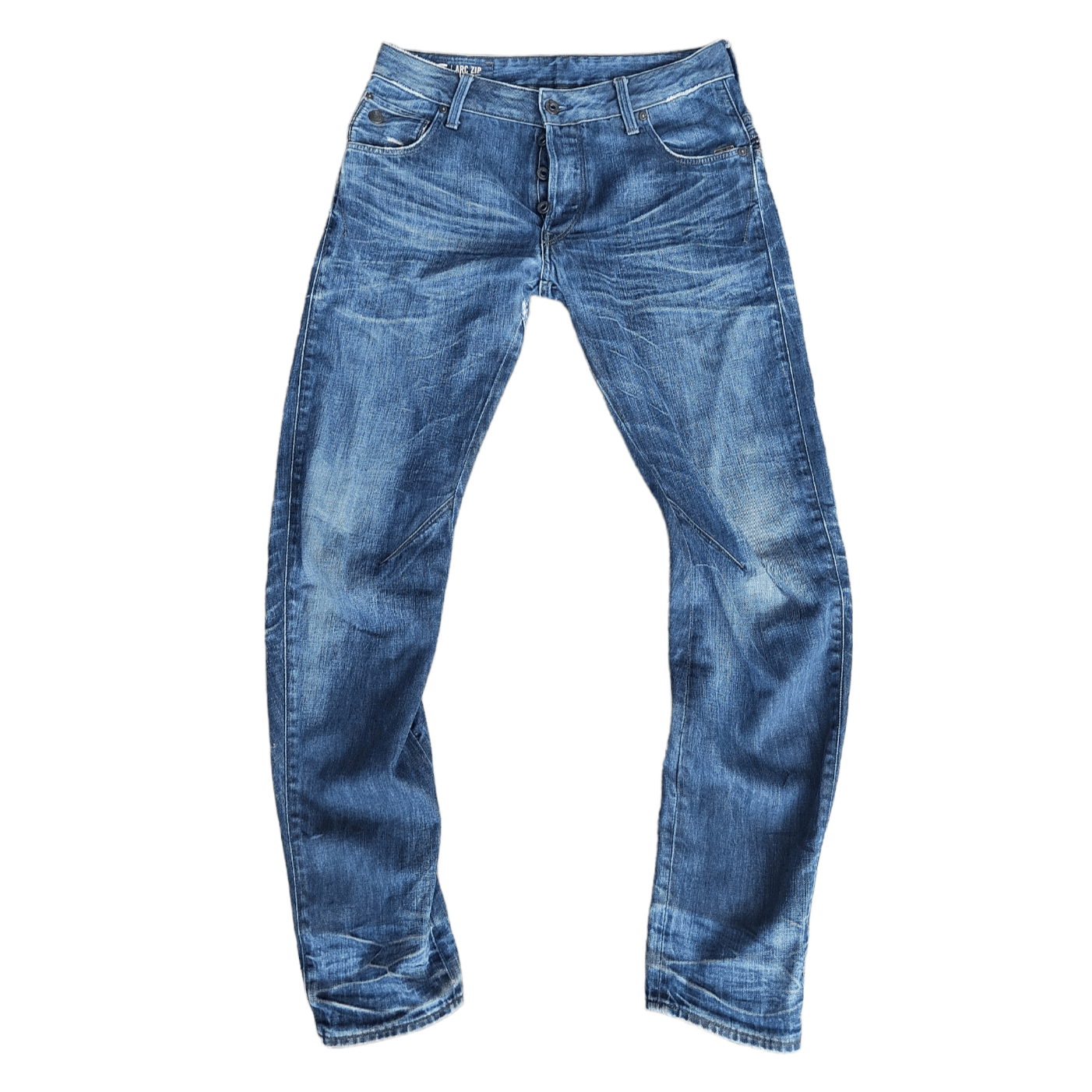G-Star G Star Raw Arc Zip 3D Slim Curved Jeans Size US 32 / EU 48 - 1 Thumbnail