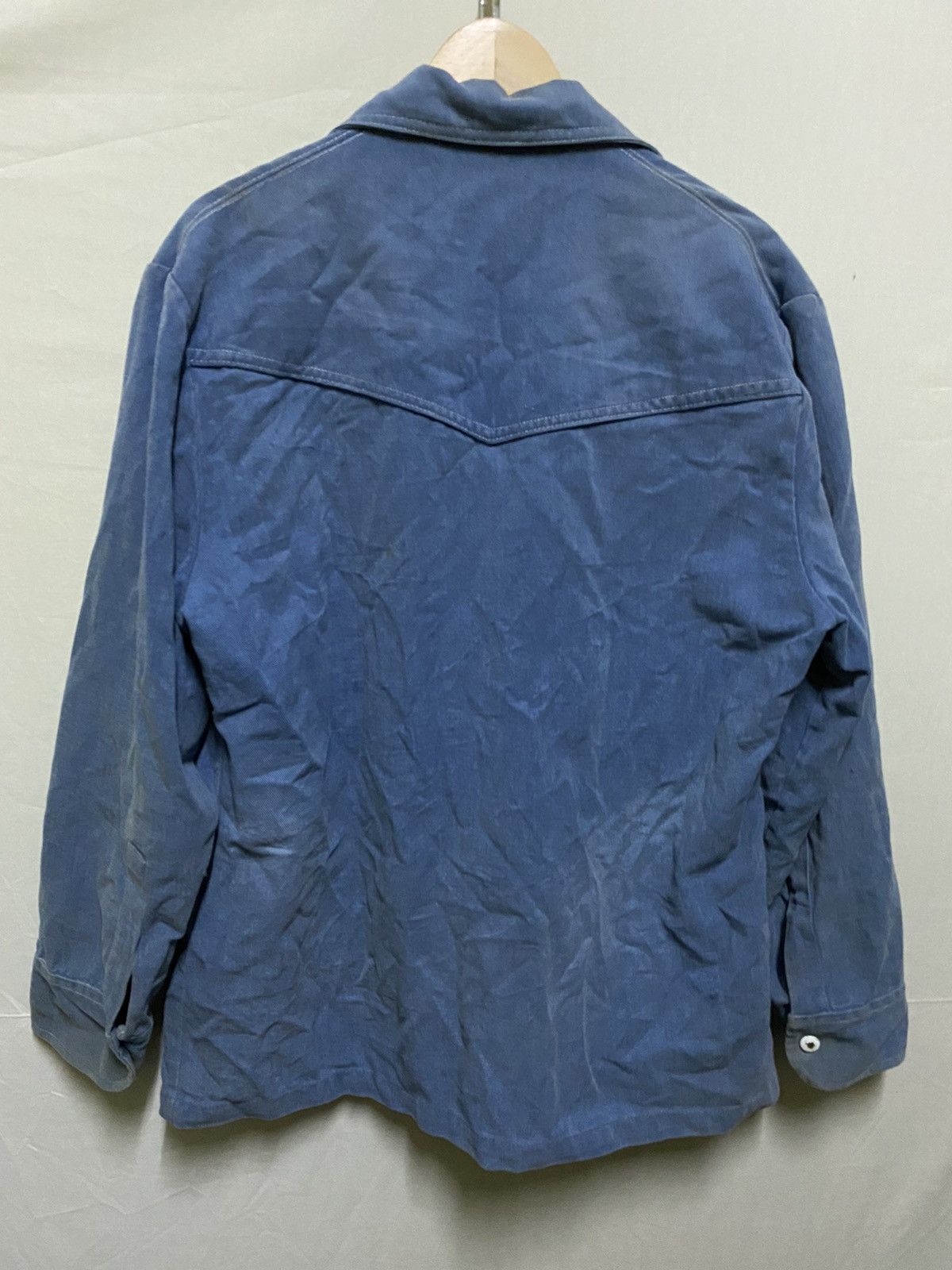 Vintage Vintage Jacket Blue Snap Button Size US XL / EU 56 / 4 - 7 Thumbnail
