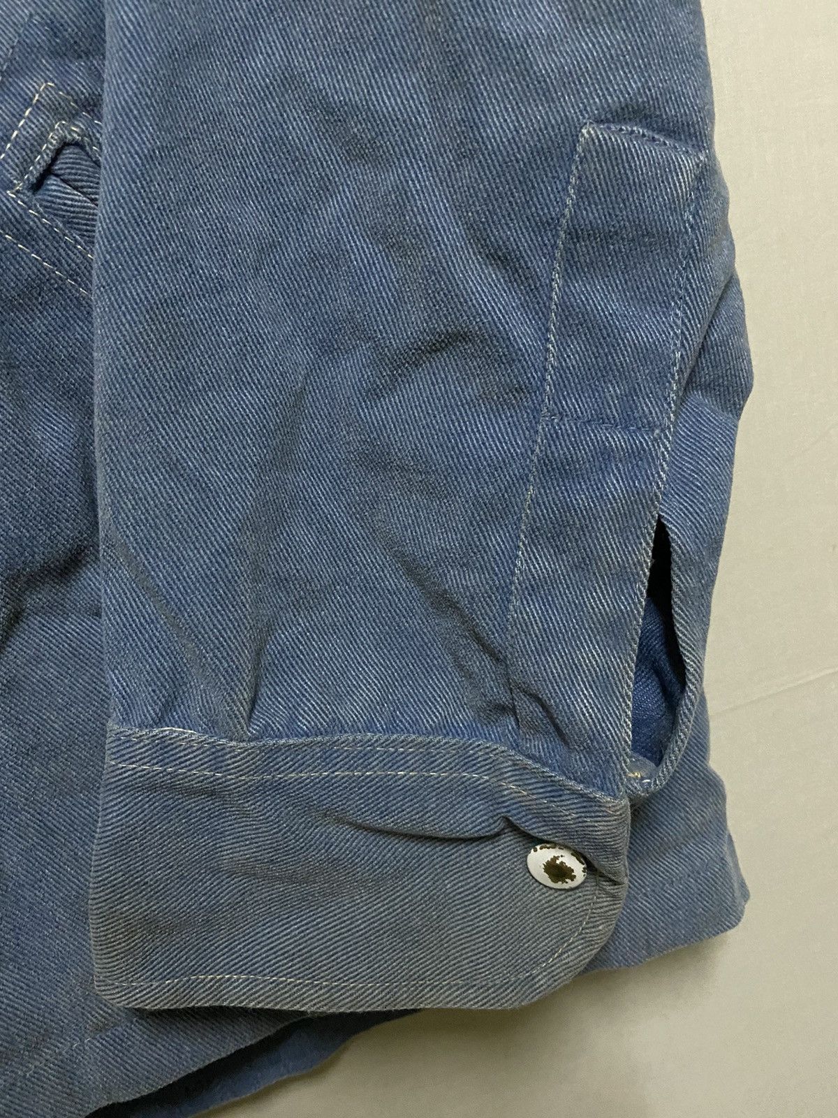 Vintage Vintage Jacket Blue Snap Button Size US XL / EU 56 / 4 - 6 Thumbnail