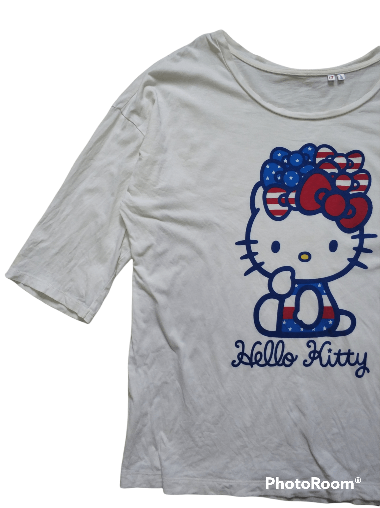 Cartoon Network 🔥Uniqlo x Hello Kitty Raglan Tees Size US L / EU 52-54 / 3 - 3 Thumbnail