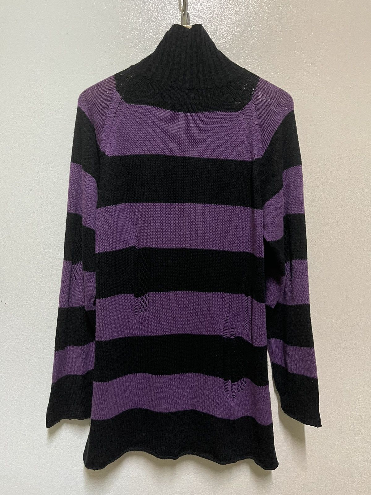 Japanese Brand Deorart Knit Zipper Sweatshirt Distressed Punk Size L / US 10 / IT 46 - 9 Thumbnail