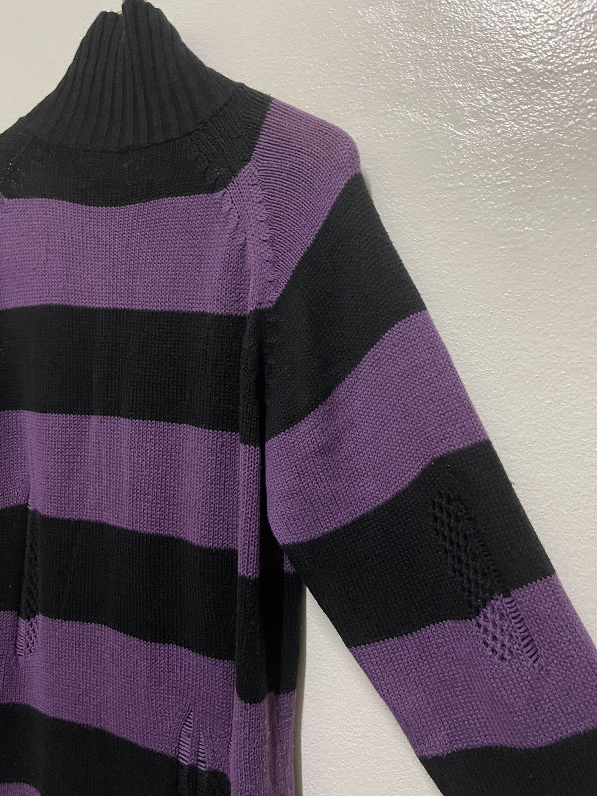 Japanese Brand Deorart Knit Zipper Sweatshirt Distressed Punk Size L / US 10 / IT 46 - 12 Thumbnail