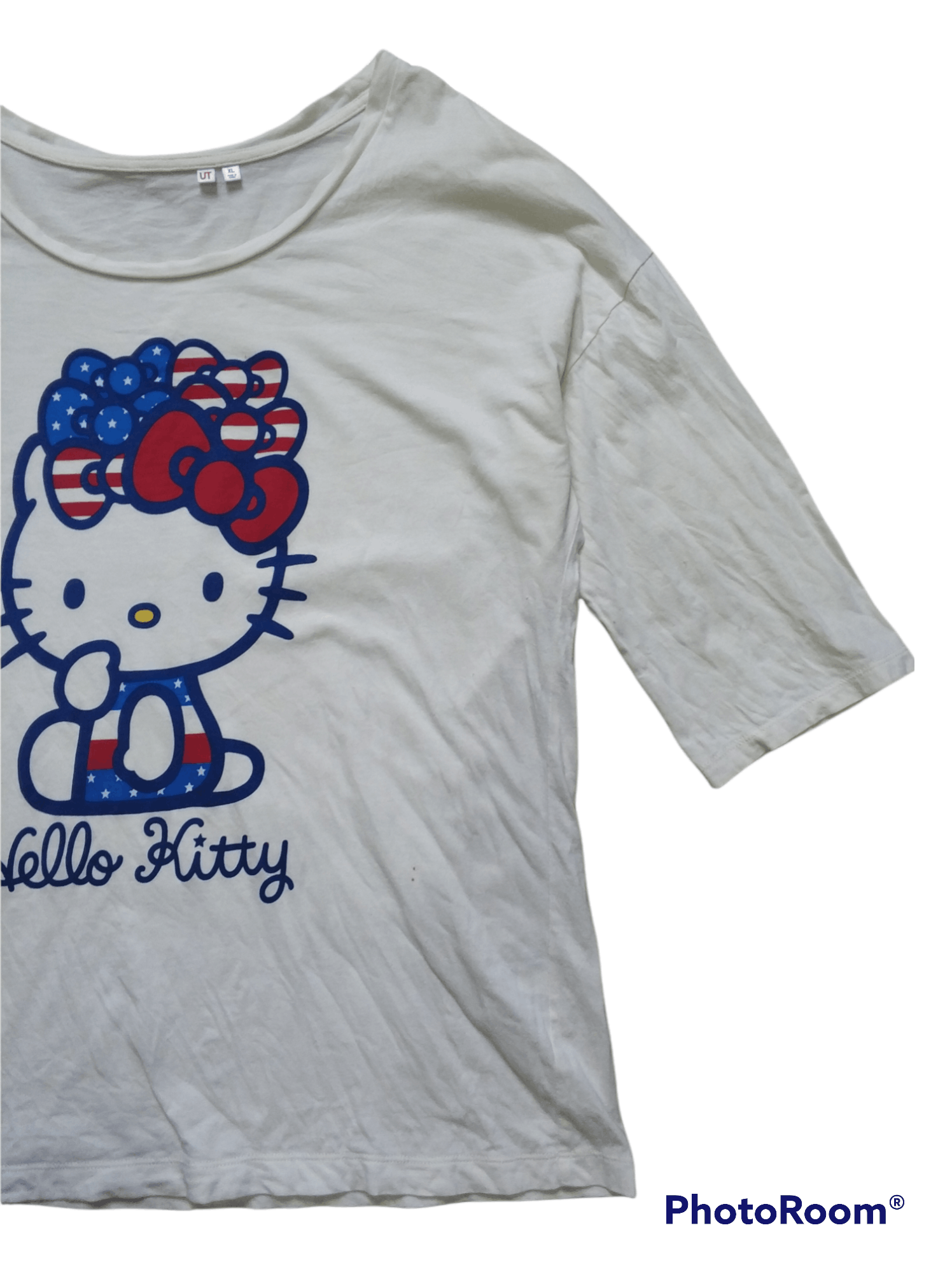 Cartoon Network 🔥Uniqlo x Hello Kitty Raglan Tees Size L / US 10 / IT 46 - 2 Thumbnail