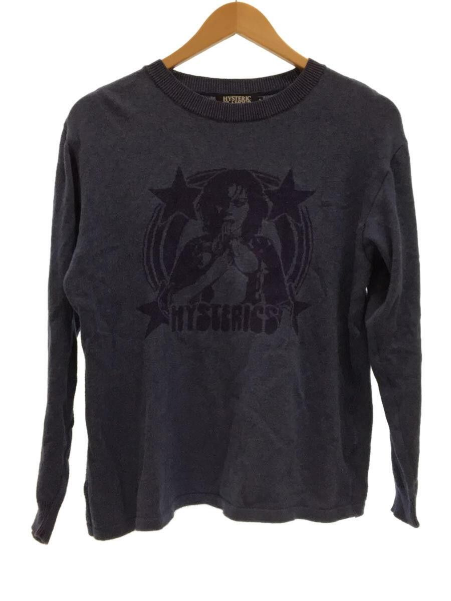 image of Hysteric Glamour Hysteric Woman Knit Sweater in Navy, Men's (Size Small)