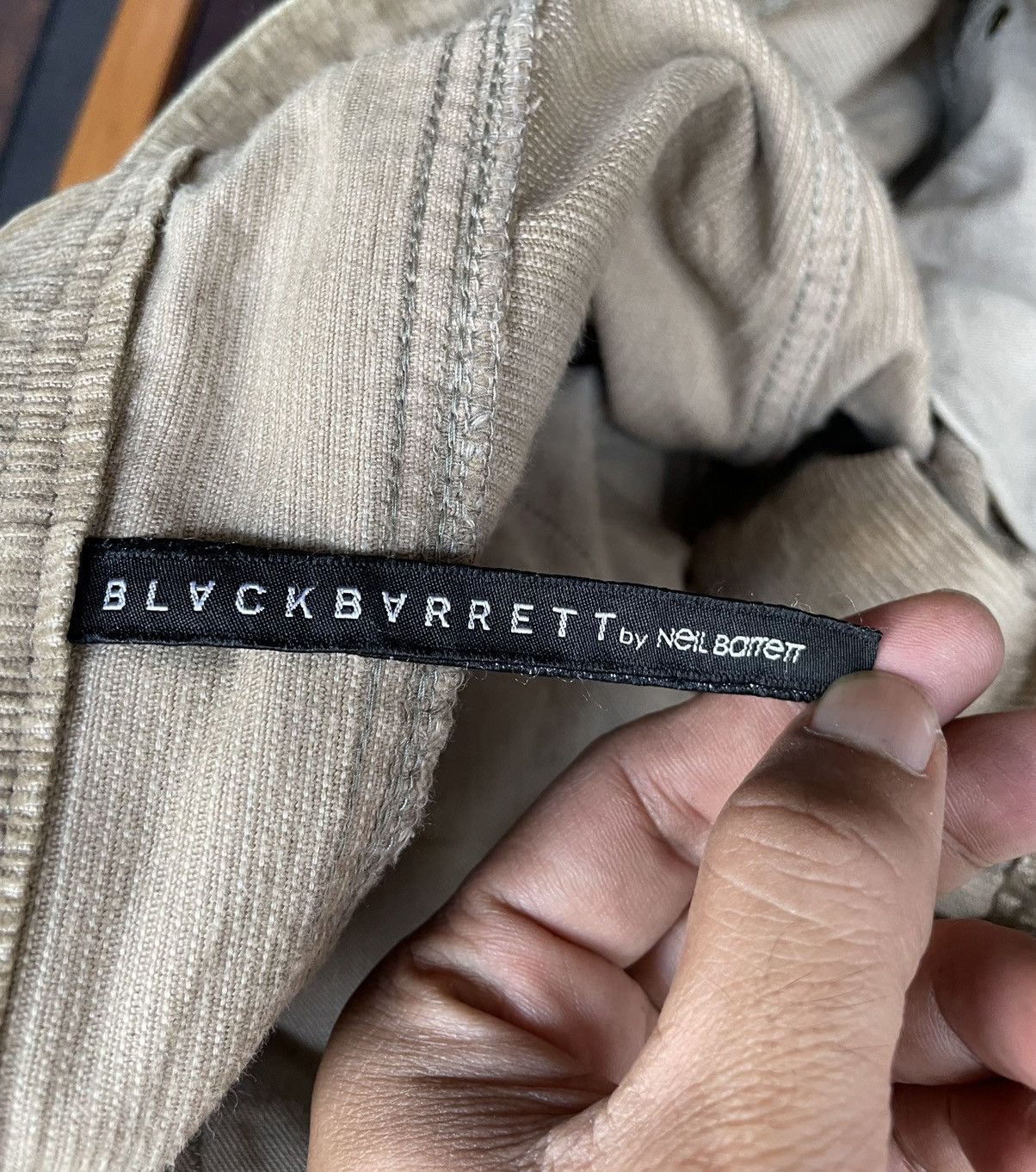 Neil Barrett Black Barrett By Neil Barrett Corduroy Pants Made In Japan Size US 32 / EU 48 - 9 Thumbnail