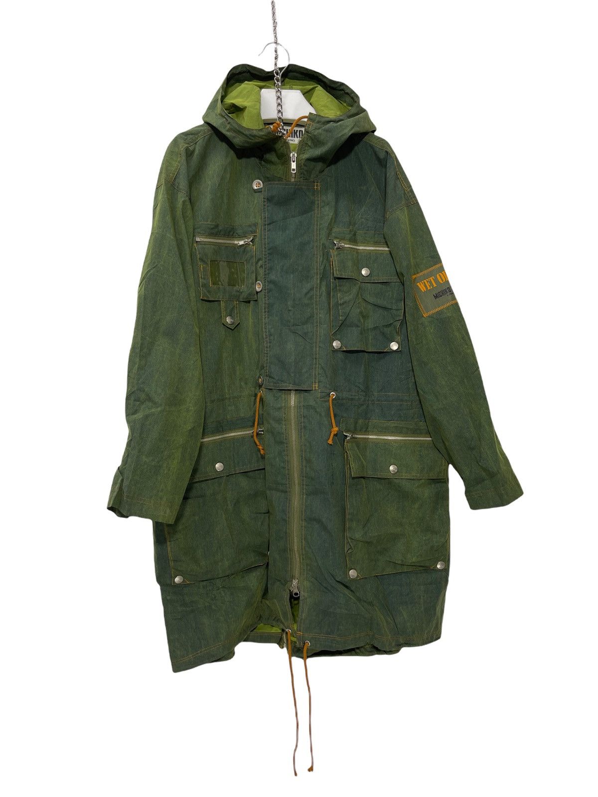 Japanese Brand Vtg Michiko London Thin Parka Back Bag Jacket 7🟩 Size US L / EU 52-54 / 3 - 3 Thumbnail
