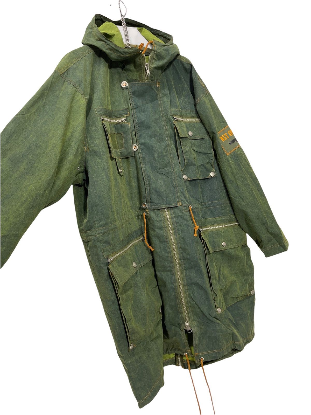 Japanese Brand Vtg Michiko London Thin Parka Back Bag Jacket 7🟩 Size US L / EU 52-54 / 3 - 4 Thumbnail