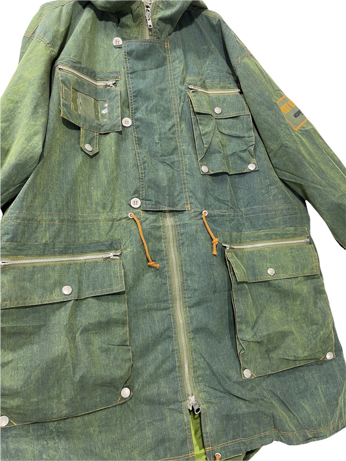 Japanese Brand Vtg Michiko London Thin Parka Back Bag Jacket 7🟩 Size US L / EU 52-54 / 3 - 5 Thumbnail