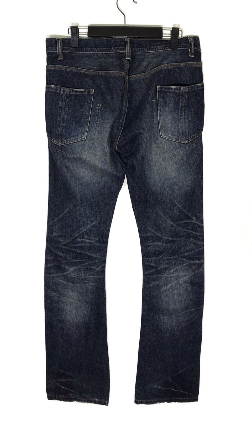 Schlussel SCHLUSSEL Distressed Denim Splatter Flares Made in Japan Size US 34 / EU 50 - 6 Thumbnail