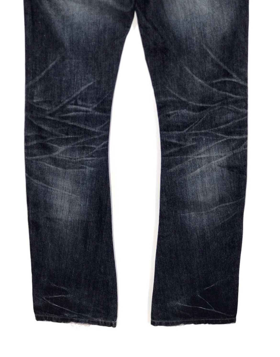 Schlussel SCHLUSSEL Distressed Denim Splatter Flares Made in Japan Size US 34 / EU 50 - 5 Thumbnail