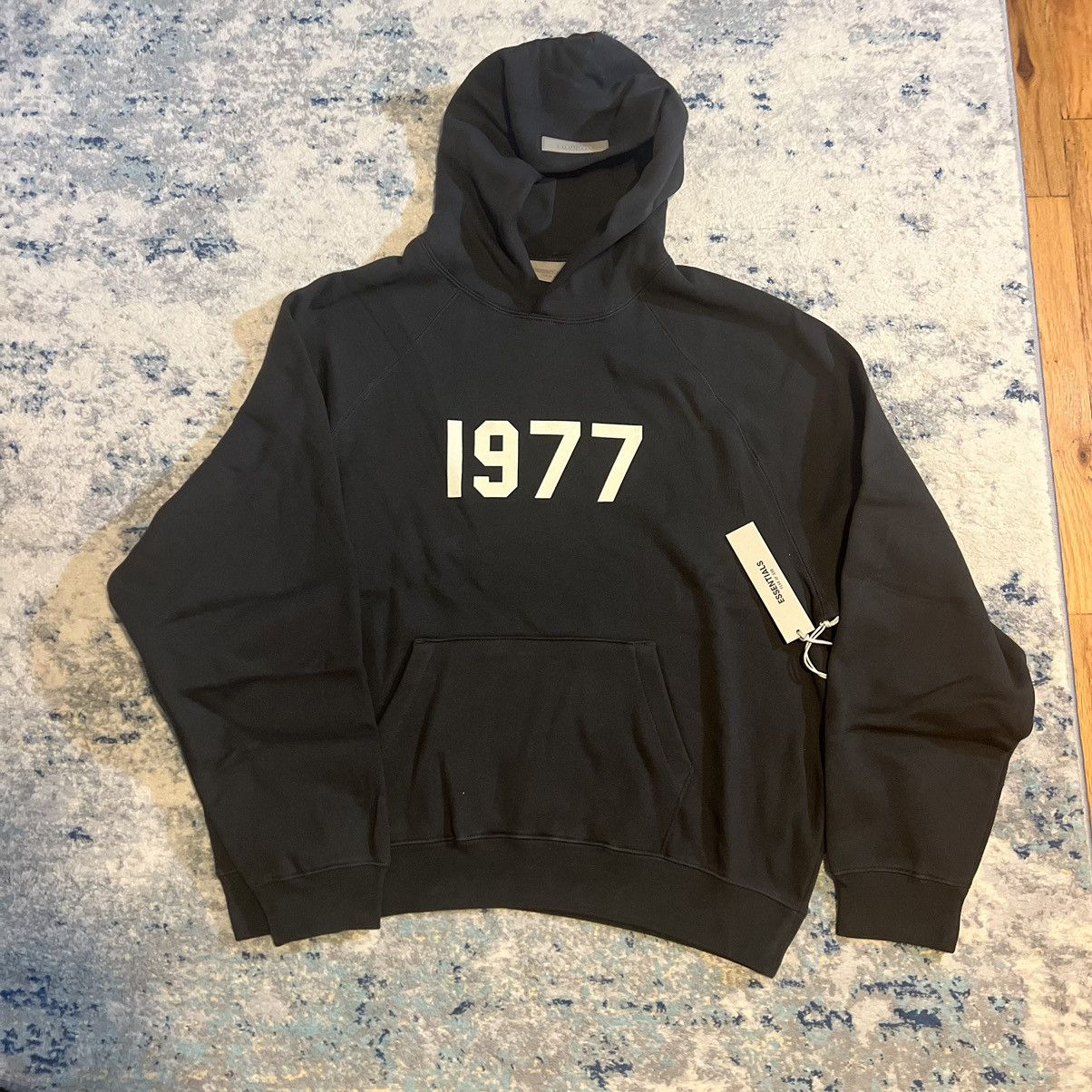 Image of Fear Of God Essentials 1977 Iron Hoodie, Men's (Size 2XL)