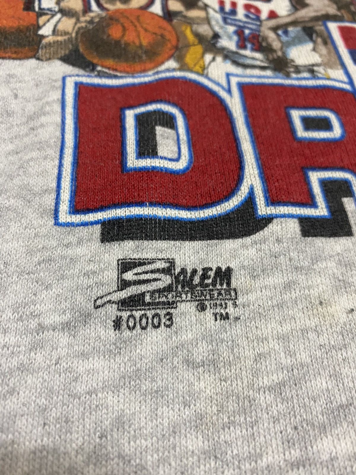 NBA × Salem Sportswear × Vintage Vintage 1992 USA Dream Team Basketball Crewneck Sweater Size US XL / EU 56 / 4 - 7 Thumbnail