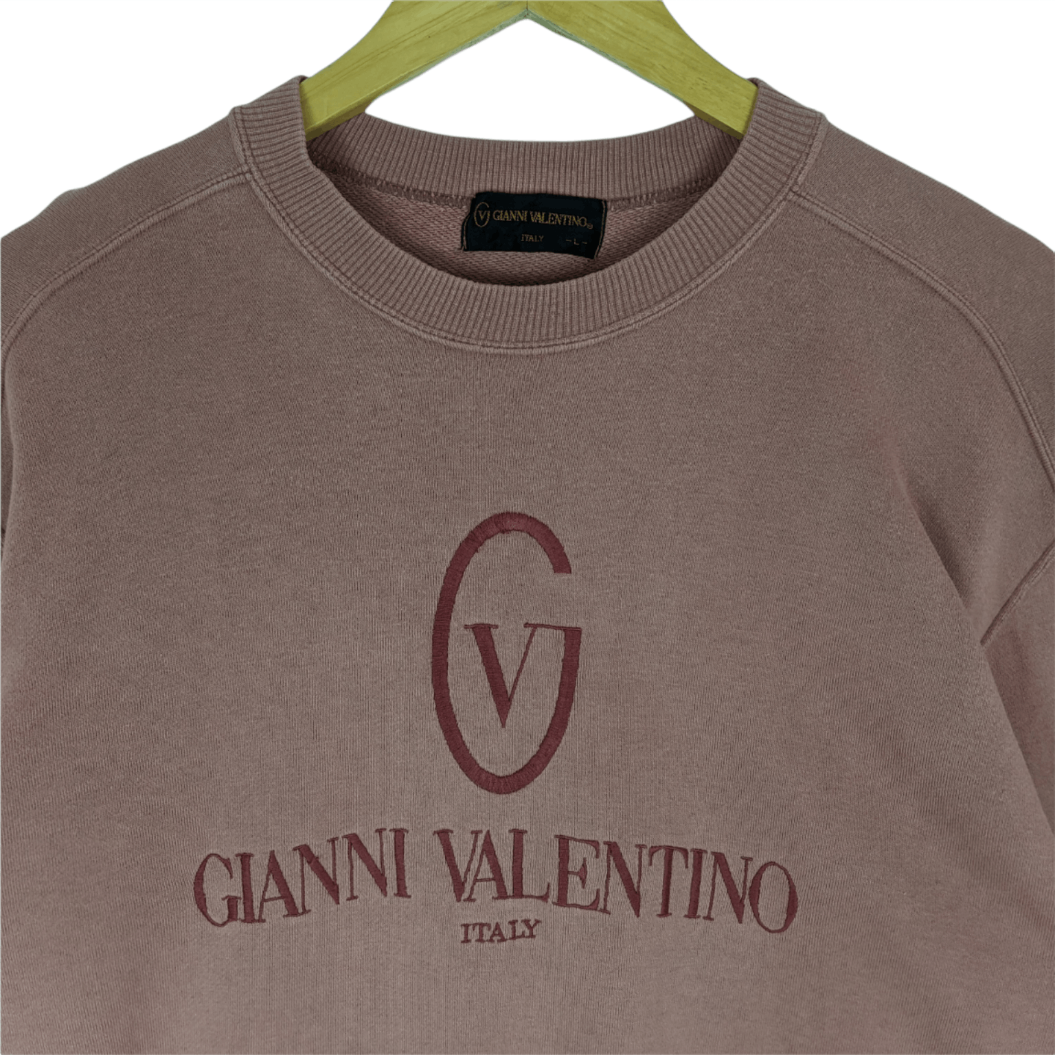 Gianni Valentino GIANNI VALENTINO Big Logo Spell Out Jumper Sweatshirt Size US L / EU 52-54 / 3 - 4 Thumbnail