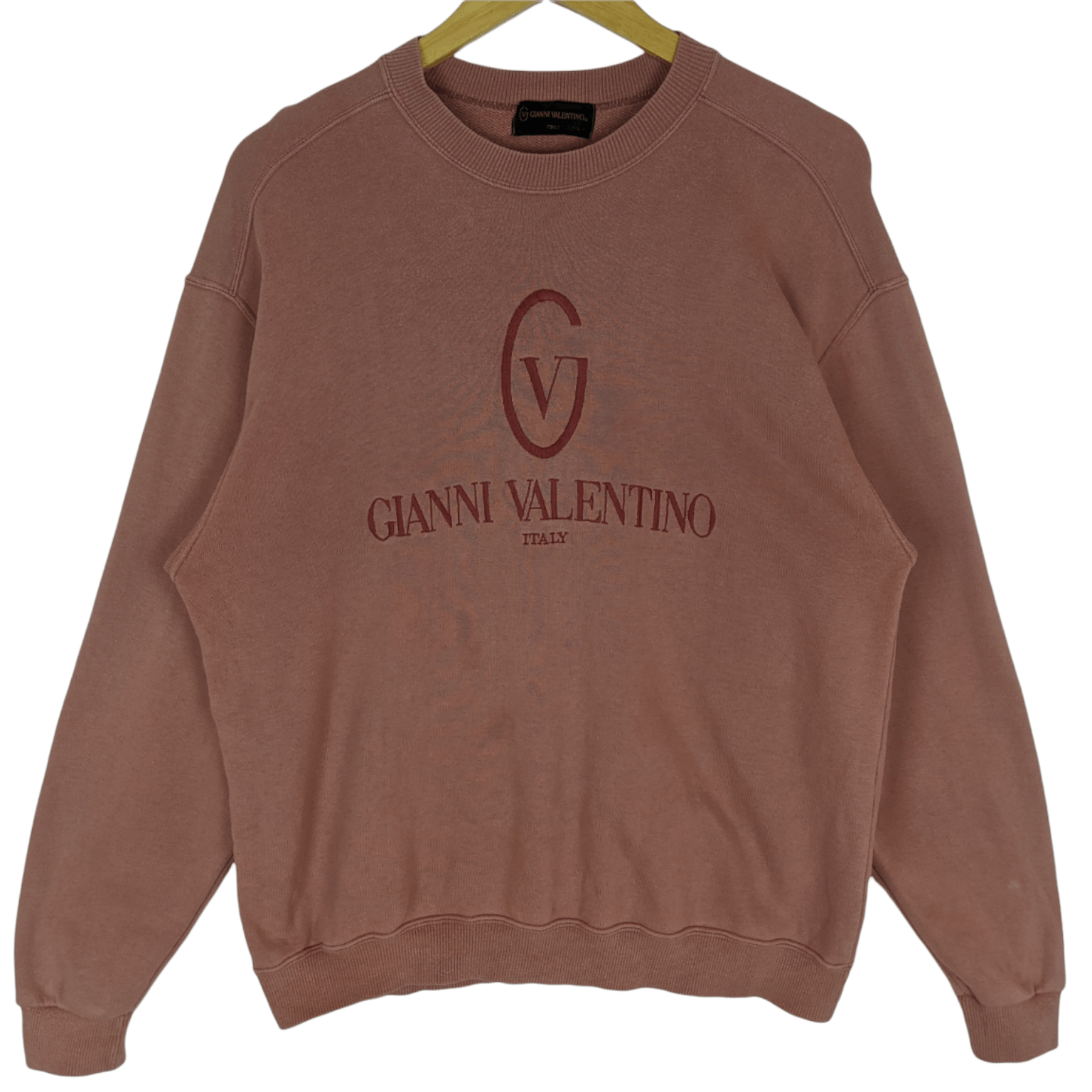 Gianni Valentino GIANNI VALENTINO Big Logo Spell Out Jumper Sweatshirt Size US L / EU 52-54 / 3 - 2 Thumbnail