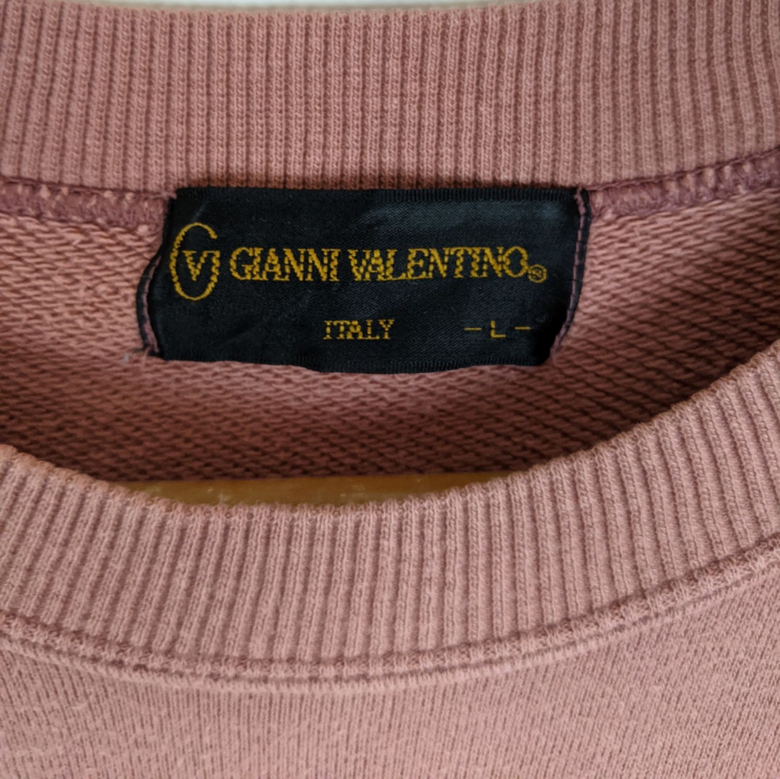 Gianni Valentino GIANNI VALENTINO Big Logo Spell Out Jumper Sweatshirt Size US L / EU 52-54 / 3 - 11 Thumbnail