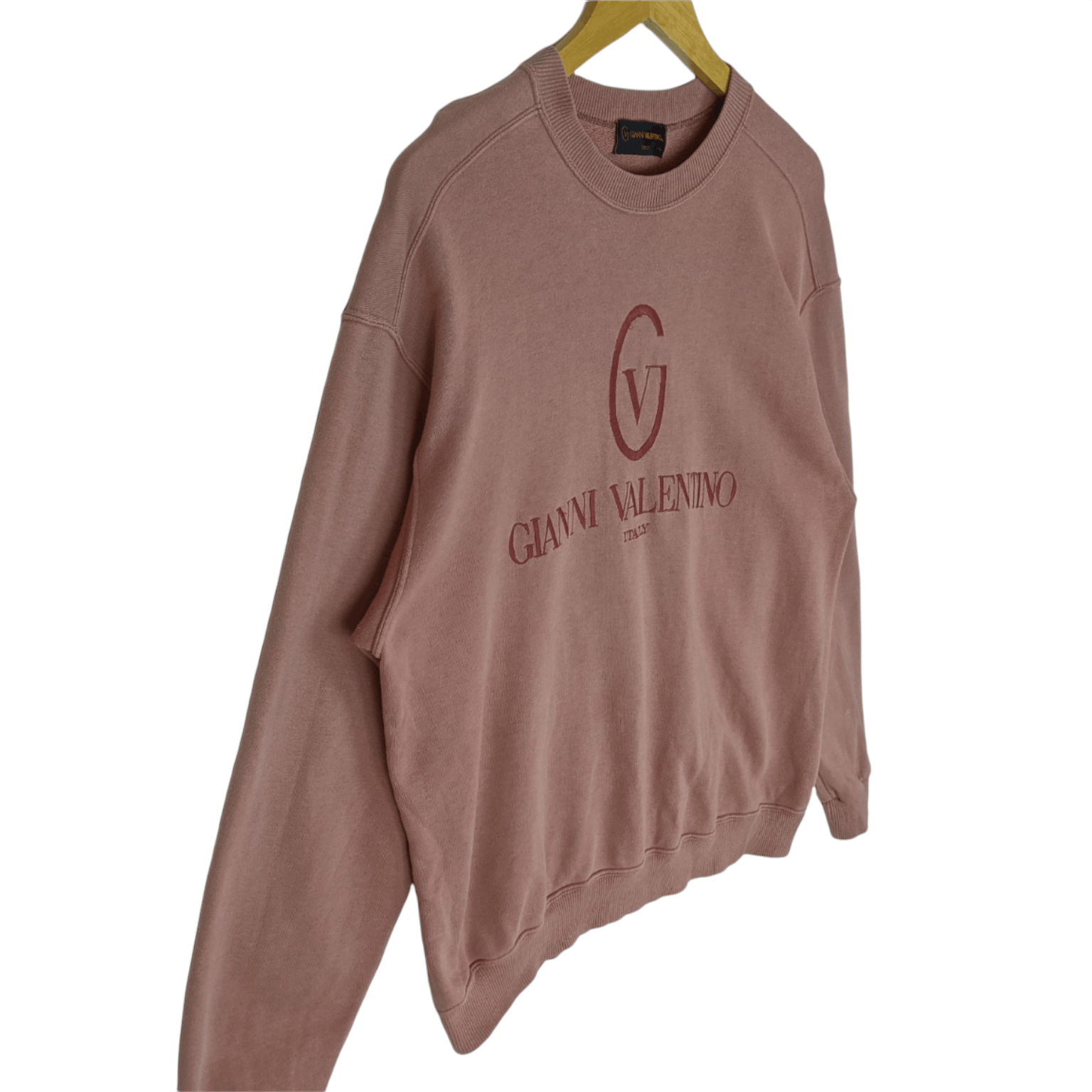 Gianni Valentino GIANNI VALENTINO Big Logo Spell Out Jumper Sweatshirt Size US L / EU 52-54 / 3 - 3 Thumbnail