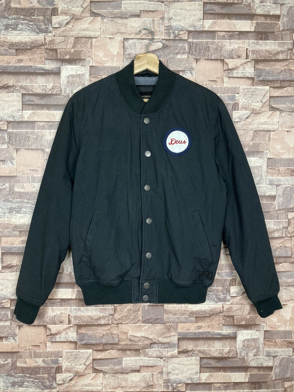 Deus Ex Machina Deus Ex Machina Spring Varsity Black Jacket Size US S / EU 44-46 / 1 - 1 Thumbnail