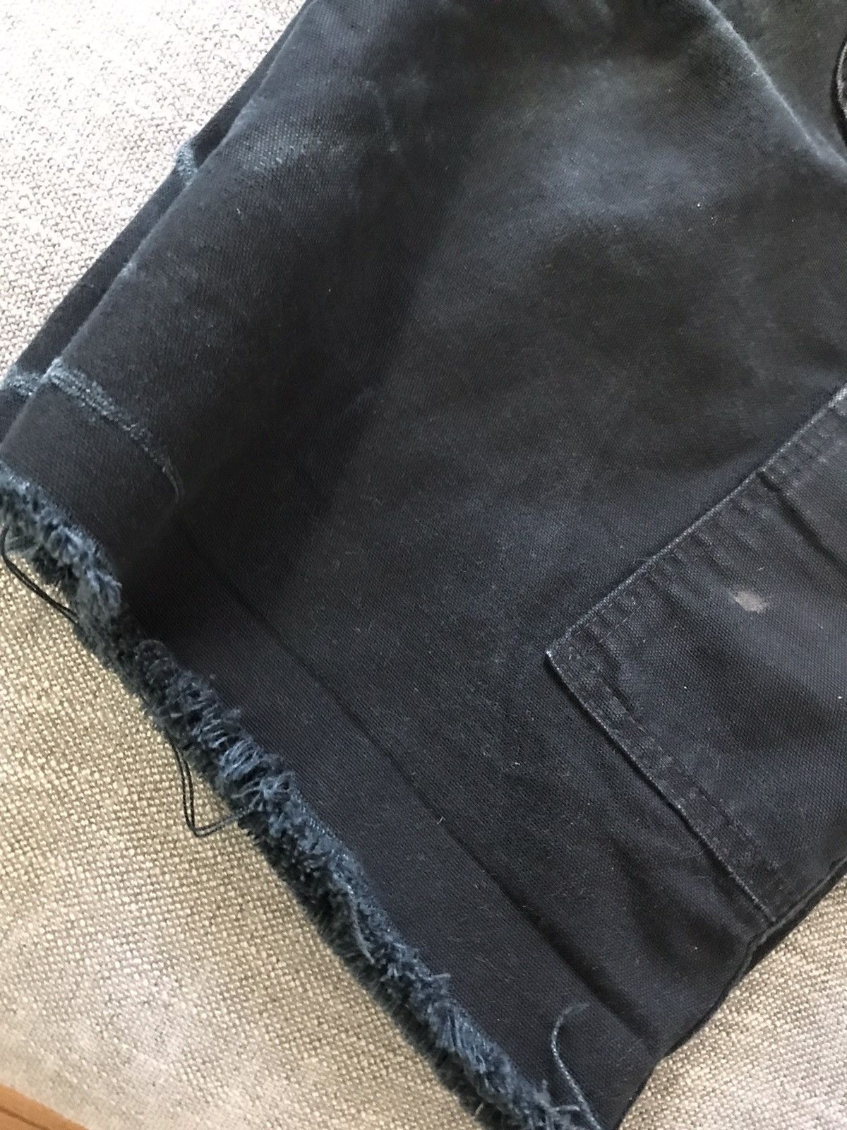 Carhartt × Levi's × Vintage CArhartt raw shorts 30 fray denim Size US 30 / EU 46 - 3 Thumbnail