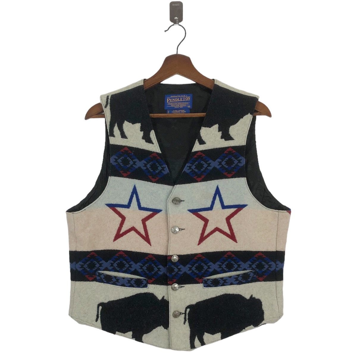 VINTAGE PENDLETON NATIVE SOUTHWESTERN NATIVE AMERICAN WOOL