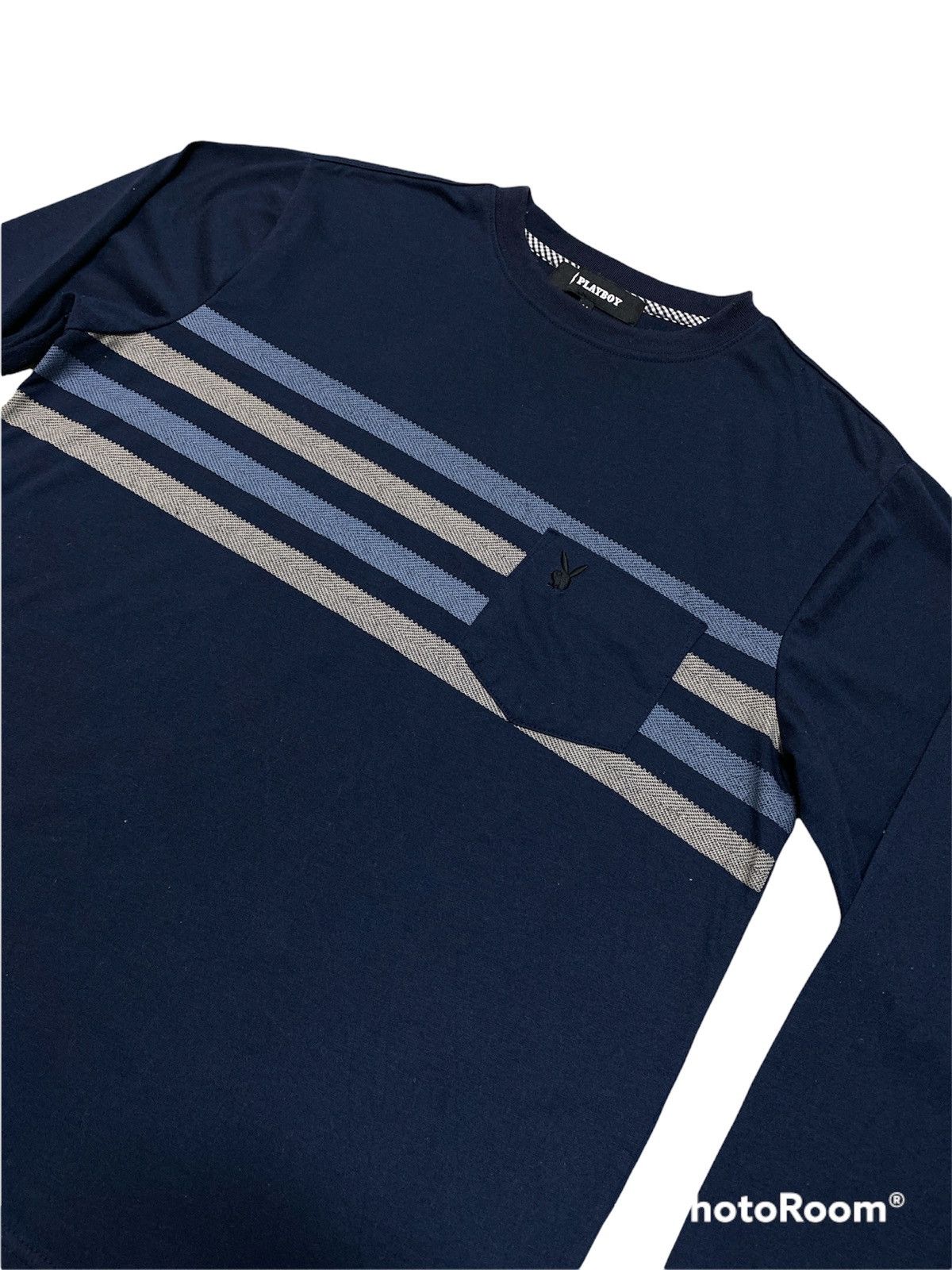 Playboy Playboy Stripes Pocket Tshirt Size US M / EU 48-50 / 2 - 2 Thumbnail