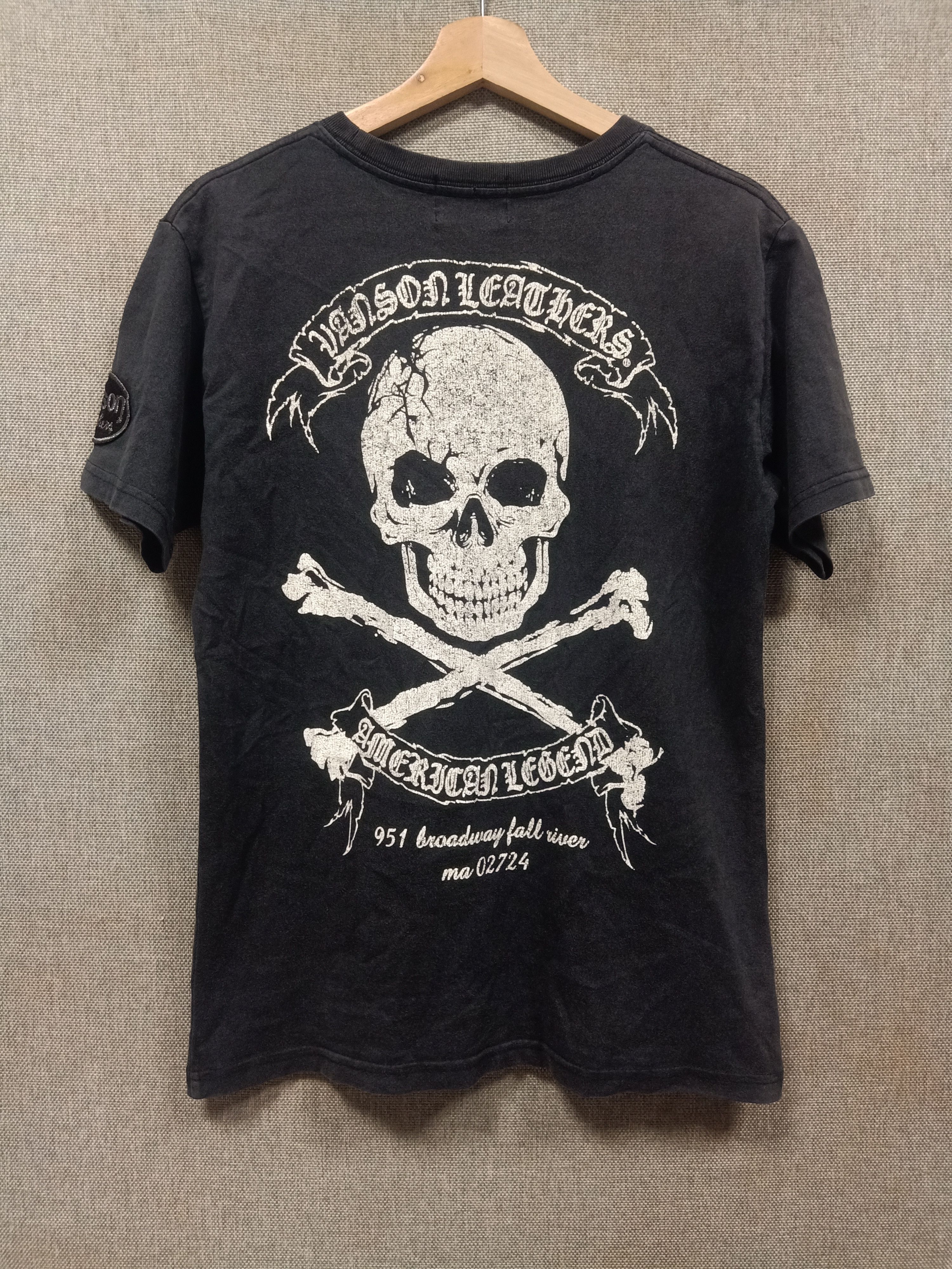 Vanson Leathers × Vintage T shirt vanson leathers skulls Size US S / EU 44-46 / 1 - 1 Thumbnail