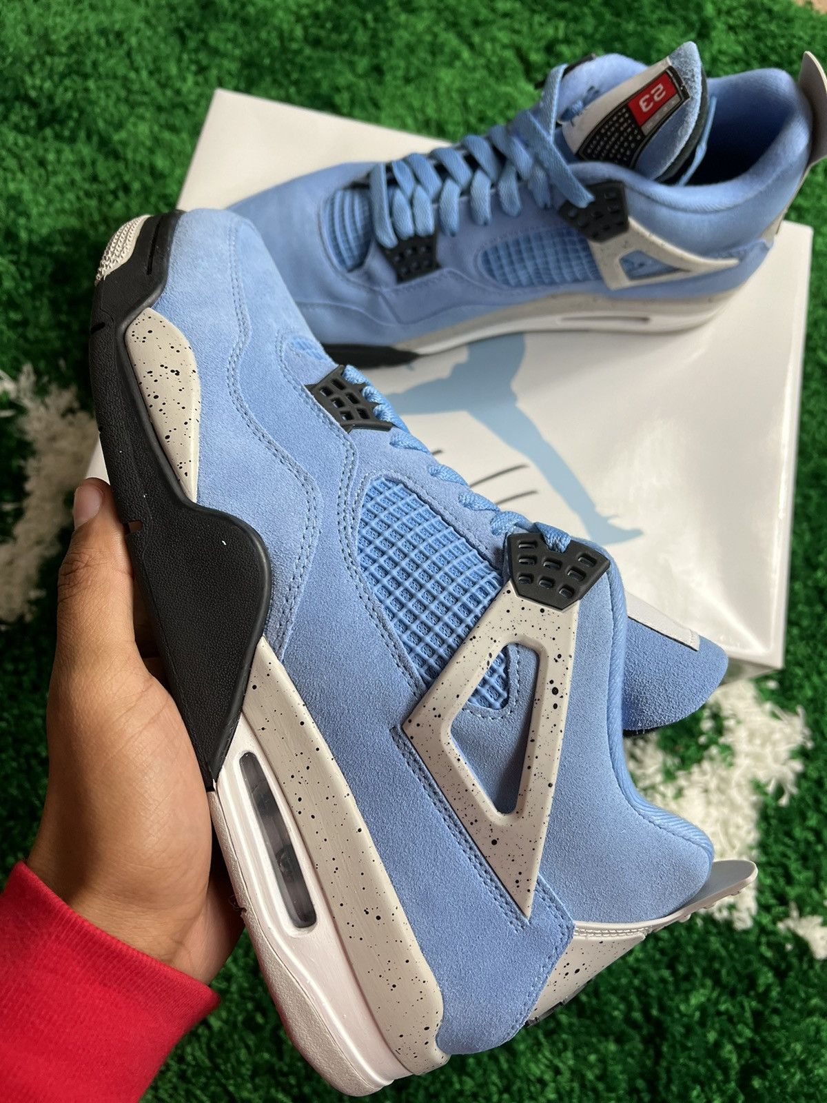 Jordan Brand Jordan 4 Retro University Blue Size US 11.5 / EU 44-45 - 3 Thumbnail