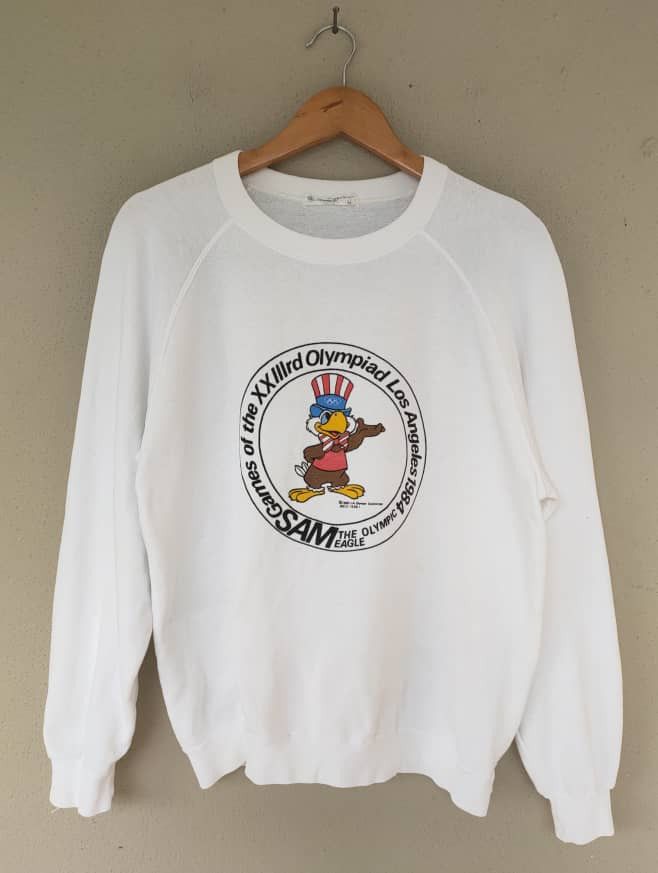 USA Olympics 80s Vintage LA Olympics Crewneck Size US M / EU 48-50 / 2 - 1 Thumbnail