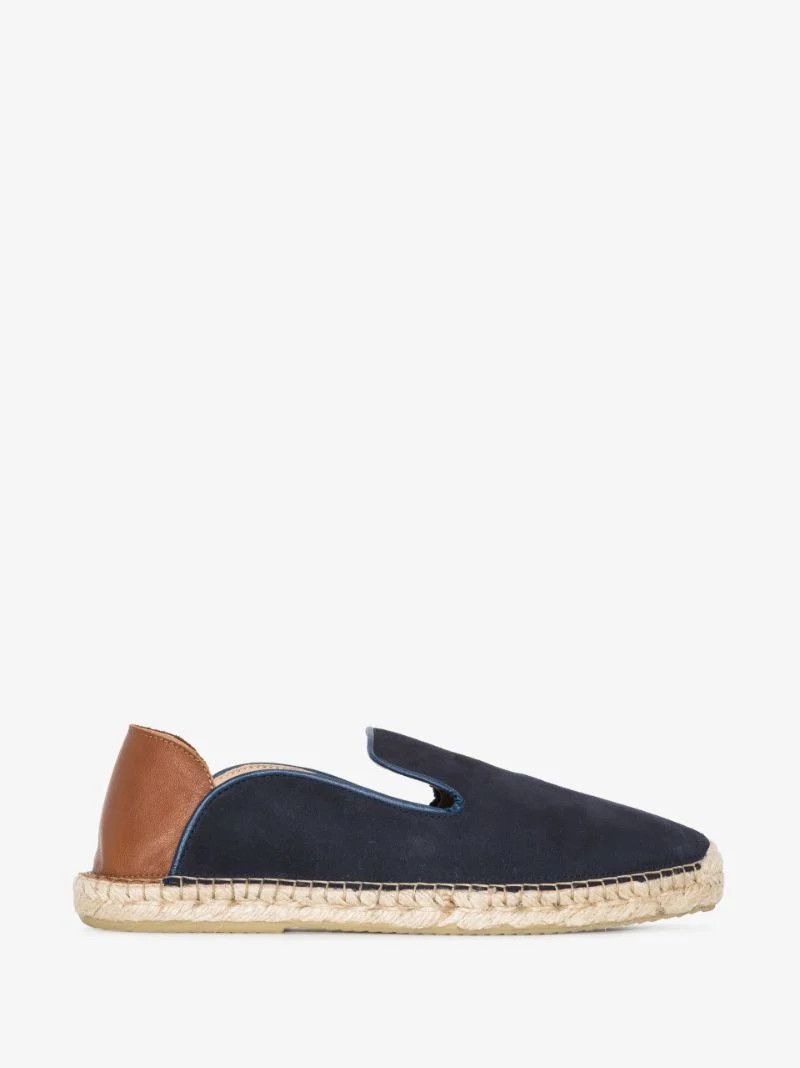 Navy Veloso Suede Espadrilles