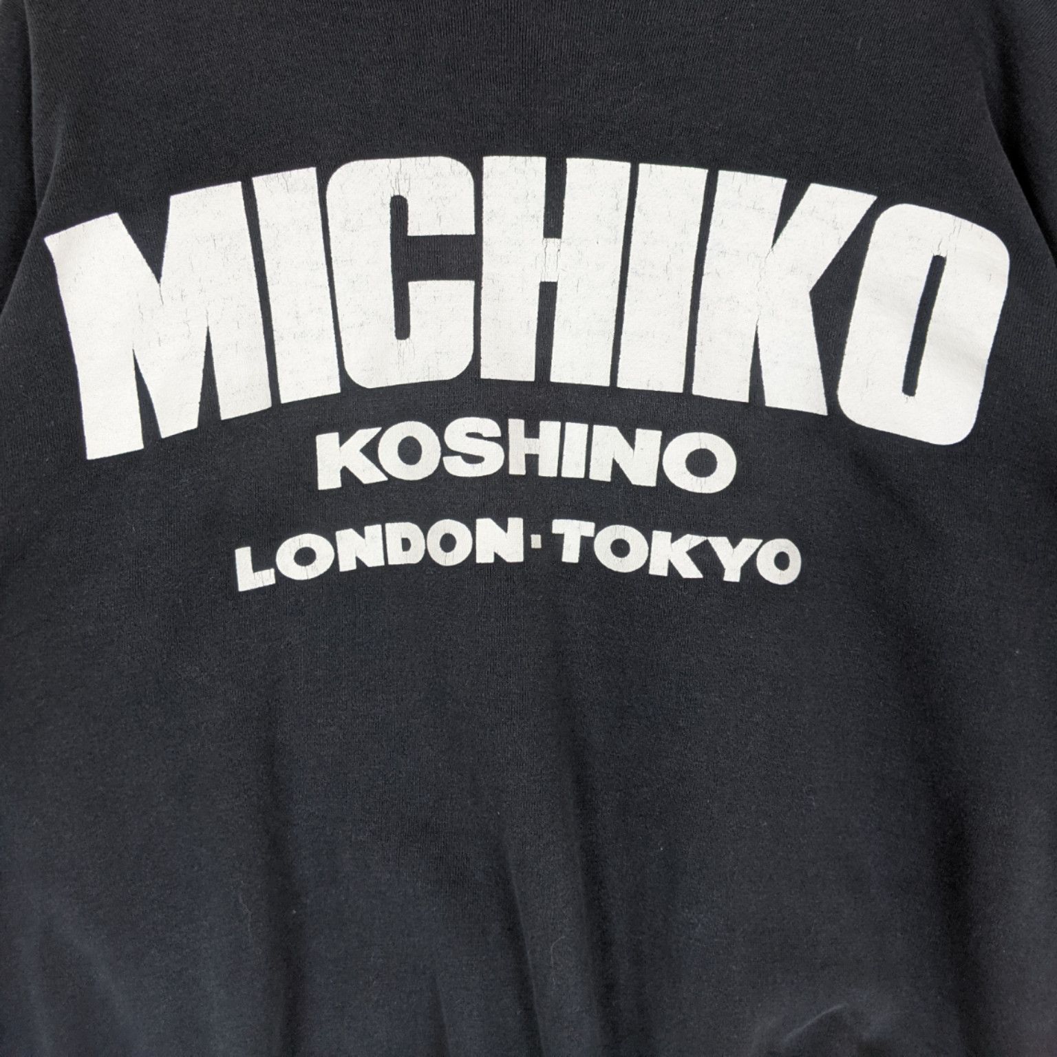 MICHIKO KOSHINO LONDON Big Logo Spell Out Sweatshirt